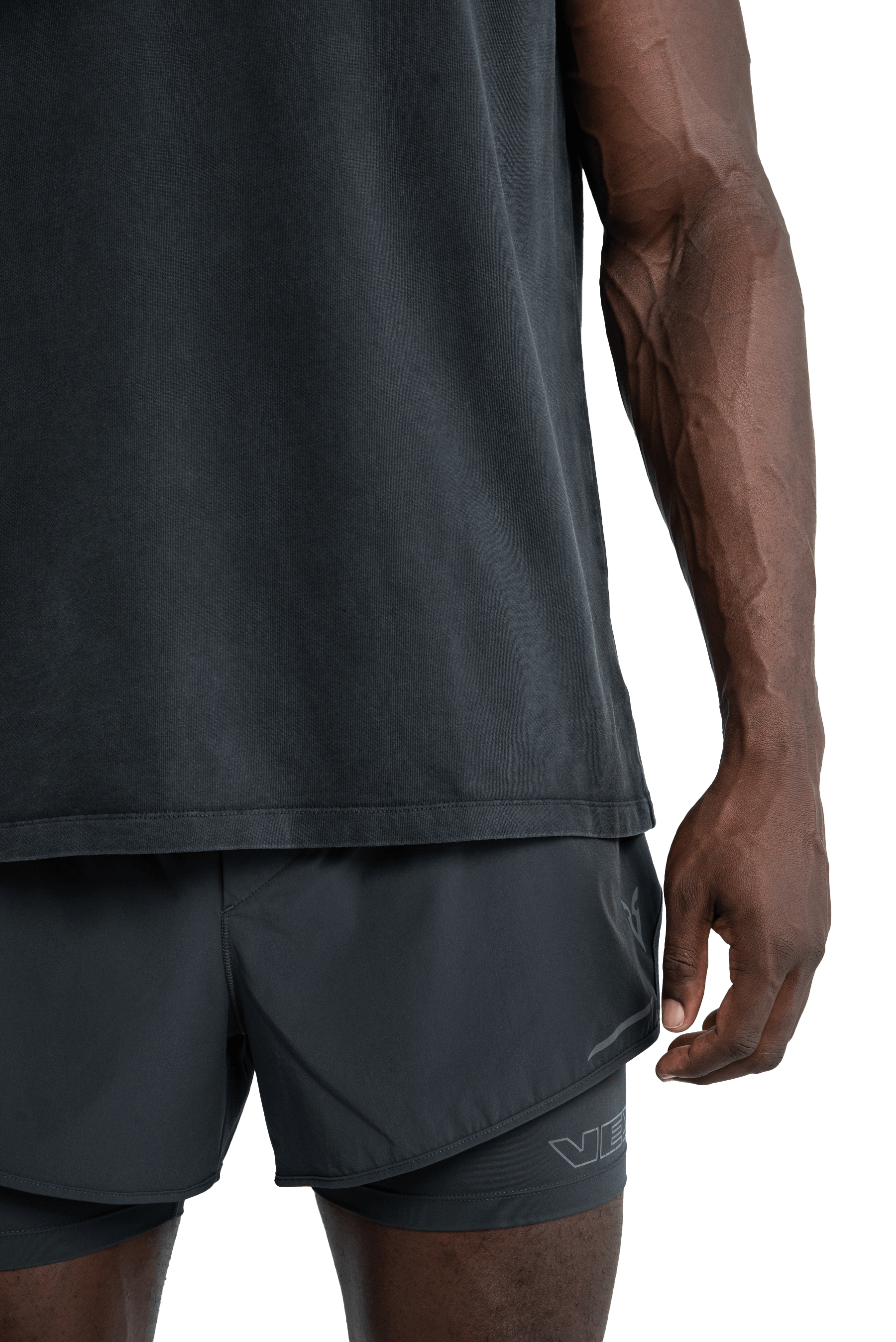 SLEEVELESS T-SHIRT - STORM GRAY
