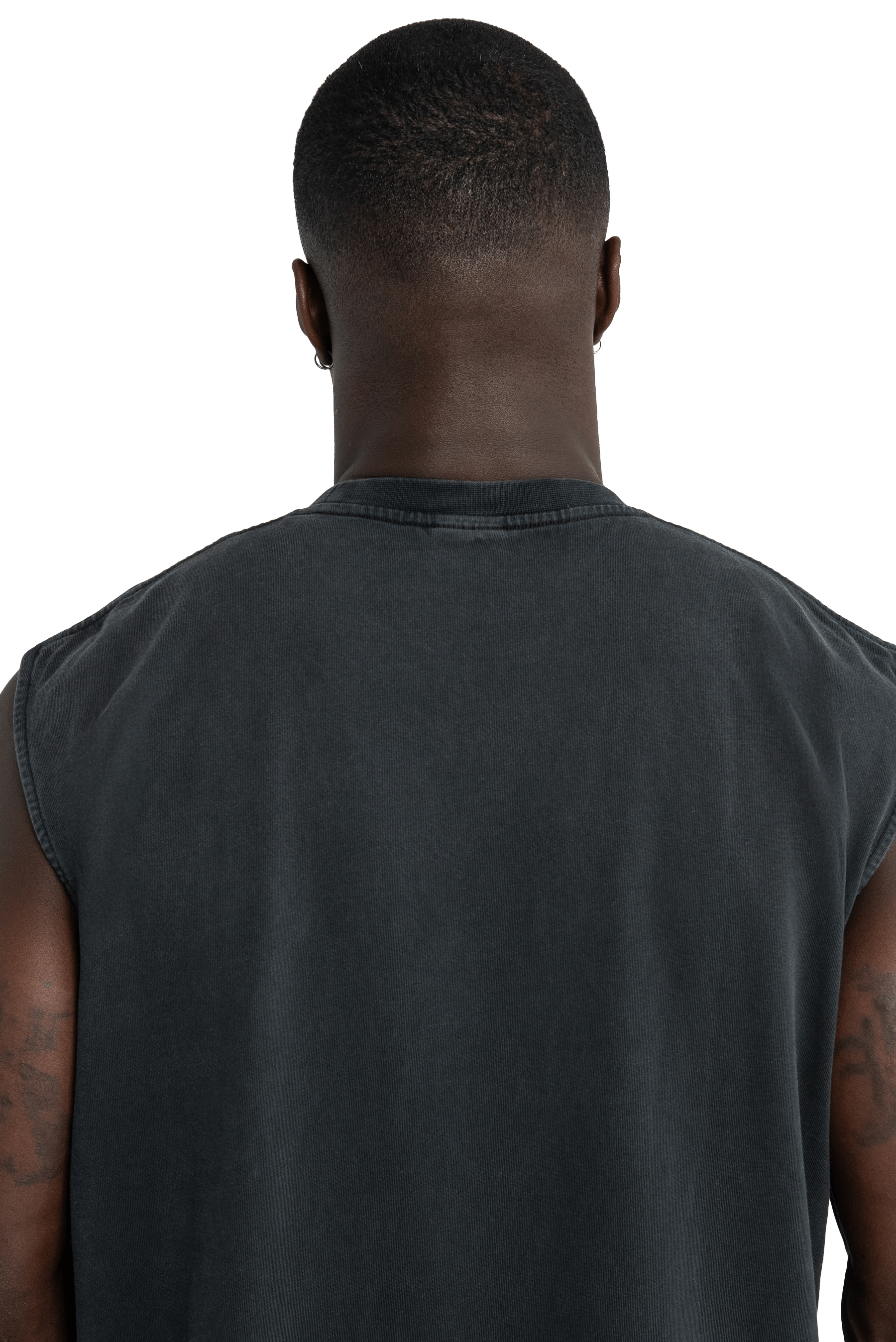 SLEEVELESS T-SHIRT - STORM GRAY