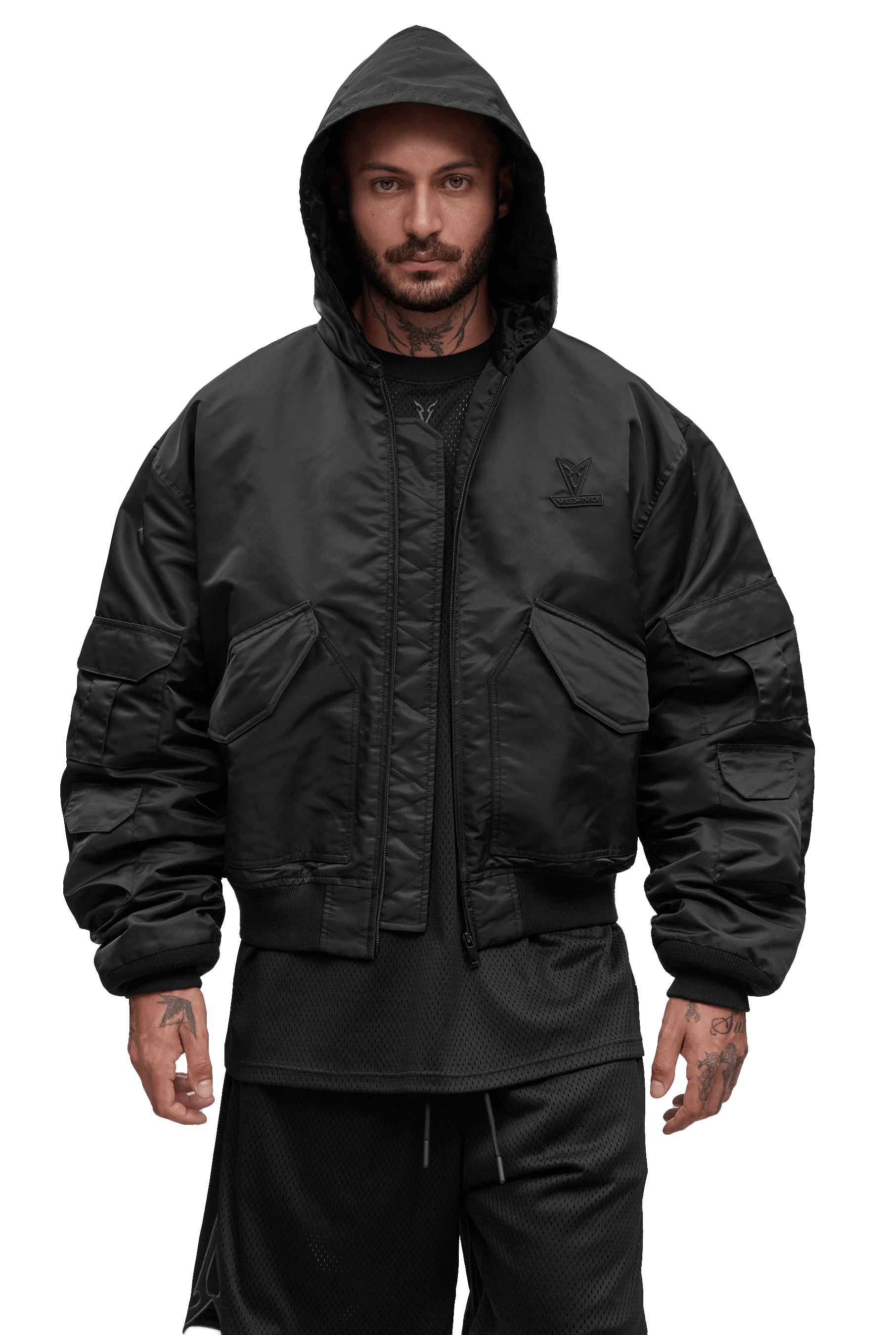 bell maxim “羊革”XL“短丈“黒”bomber jacket