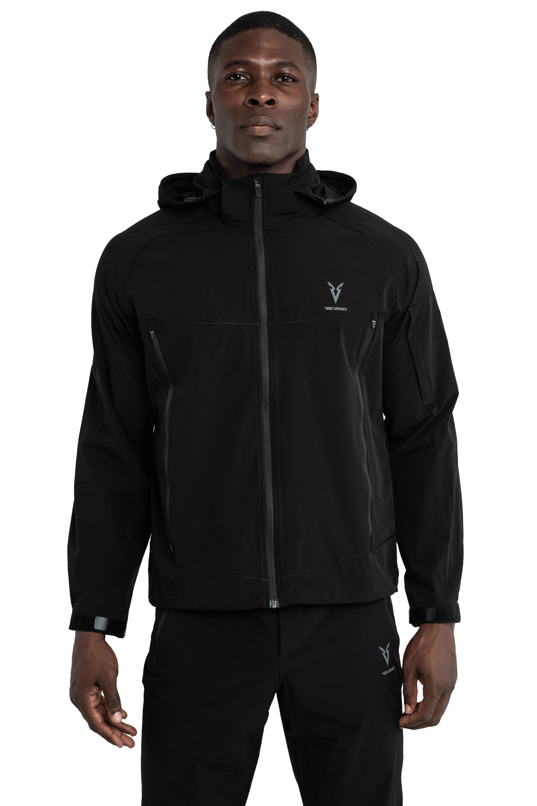 MEN'S RUNNING JACKET - Black | VEYND