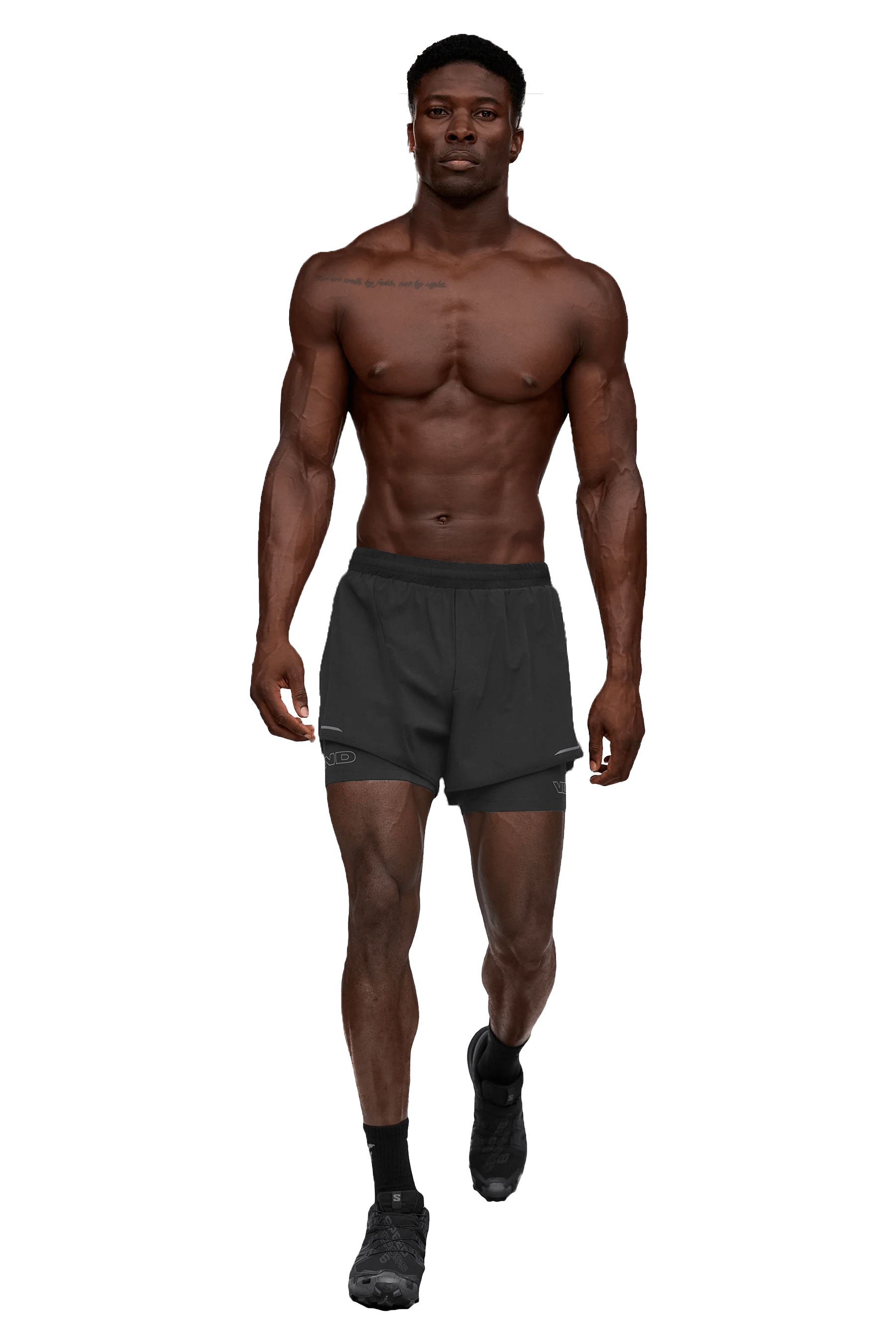 5" 2-IN-1 SHORTS - Dark Gray