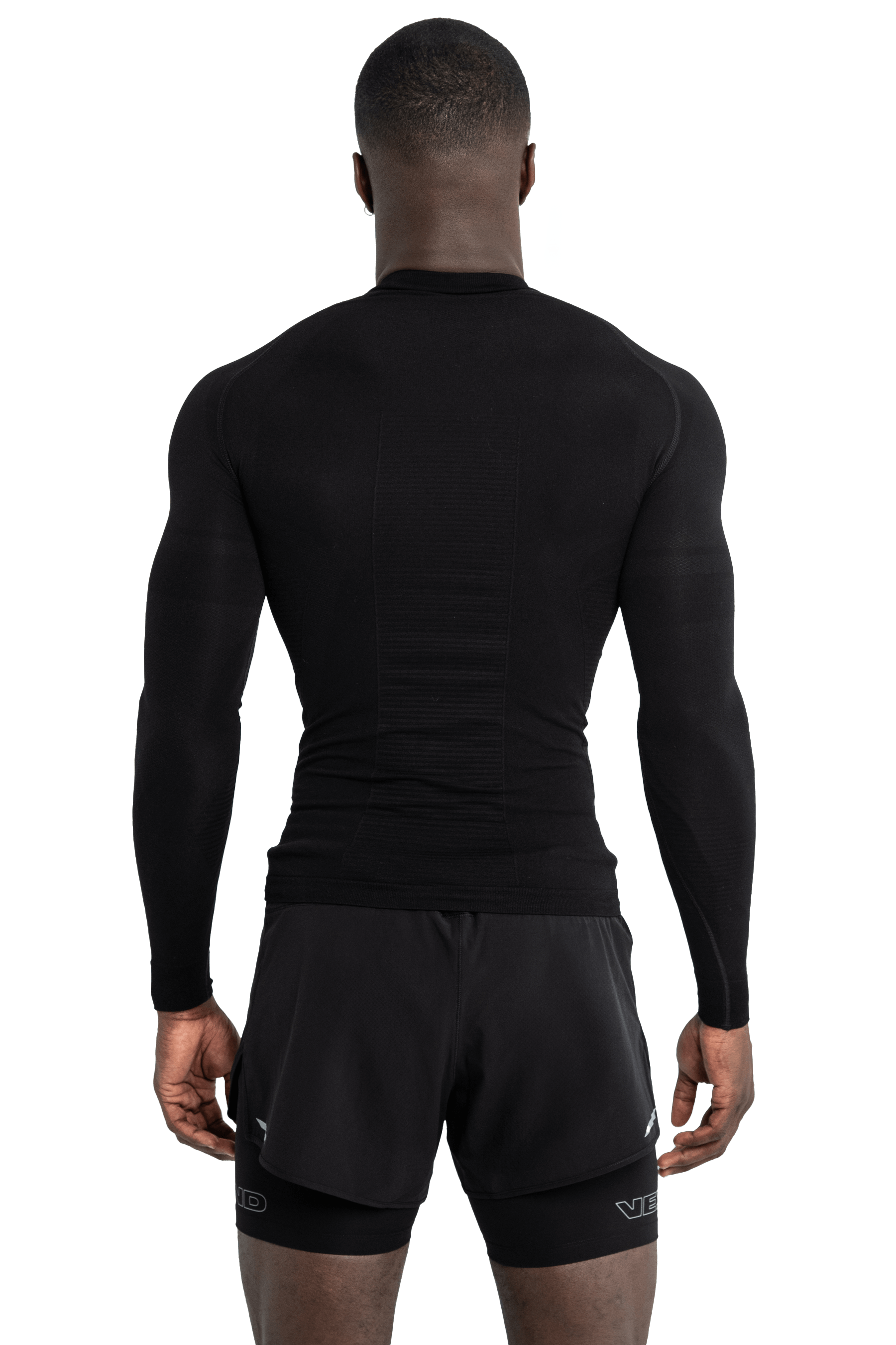 LONG SLEEVED T-SHIRT SEAMLESS - Black