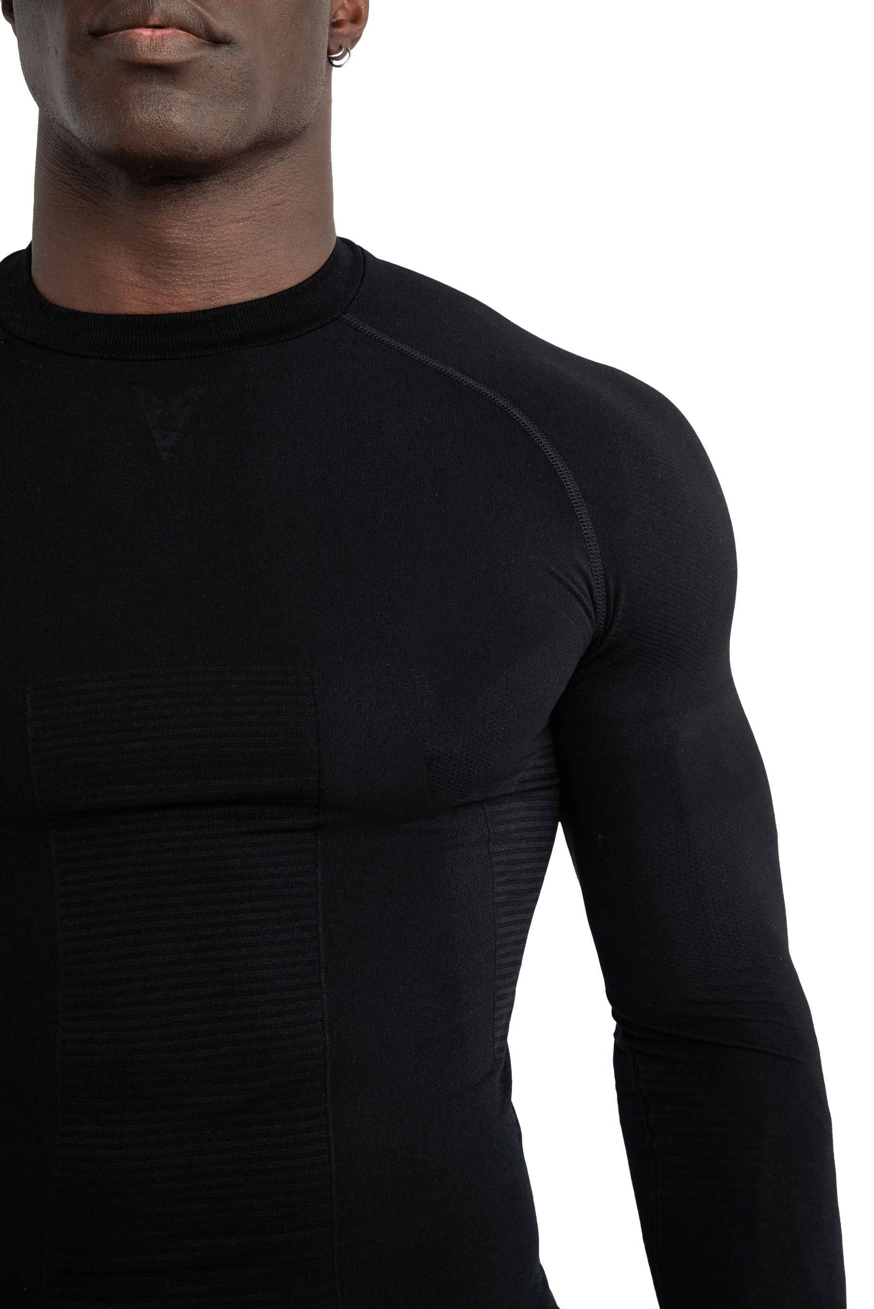 LONG SLEEVED T-SHIRT SEAMLESS - Black