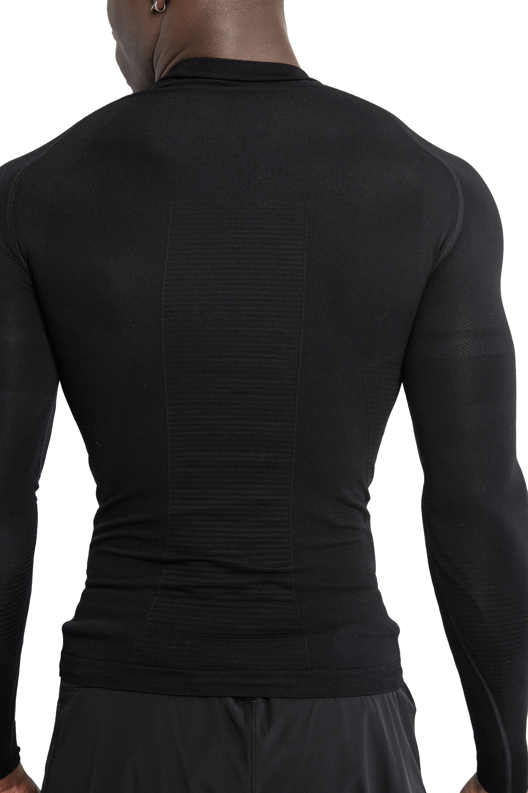 LONG SLEEVED T-SHIRT SEAMLESS - Black