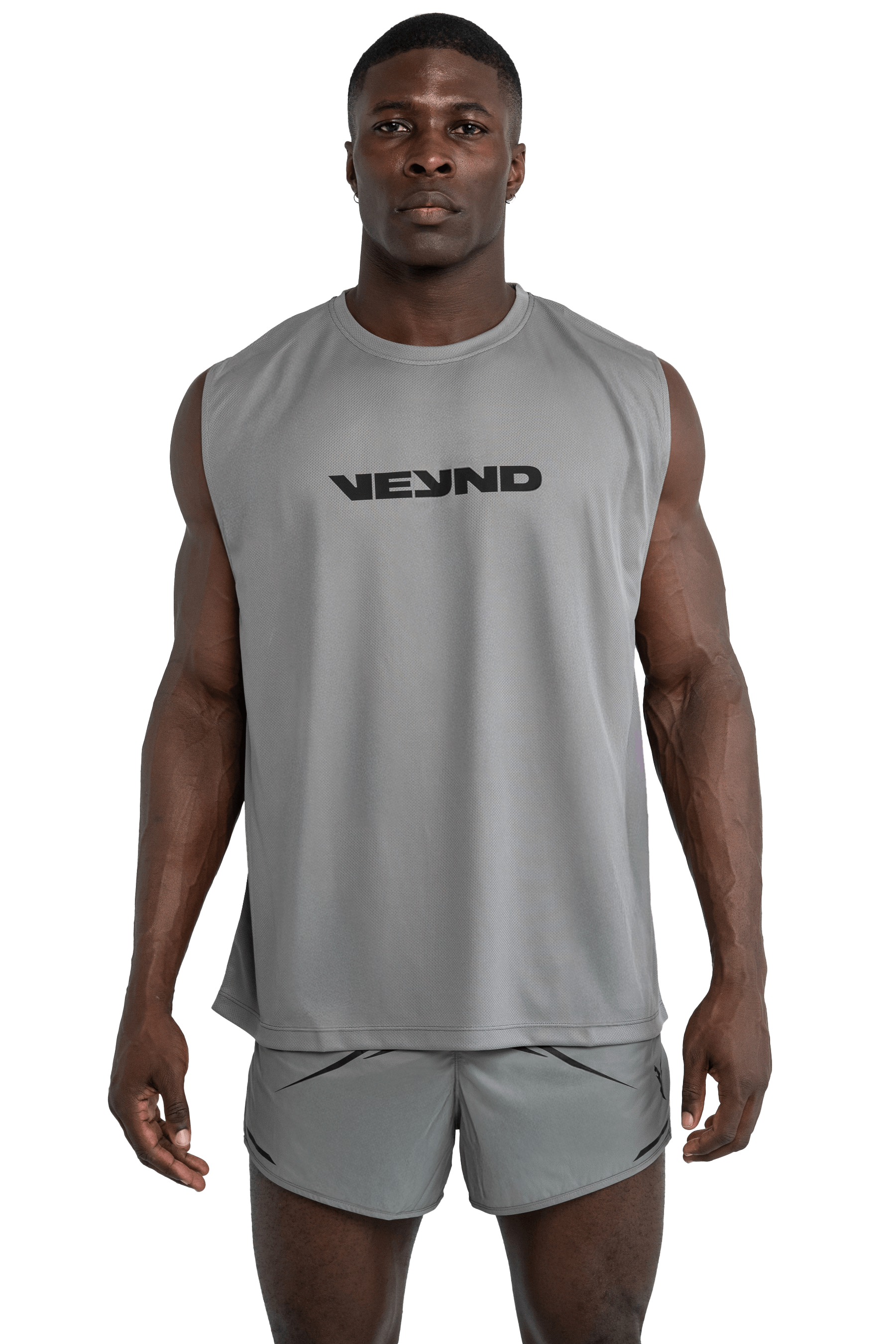 今年も話題の V-GRAPHIC T-SHIRT BOXY SLEEVELESS MEN'S - VEYND | Gray Light トップス