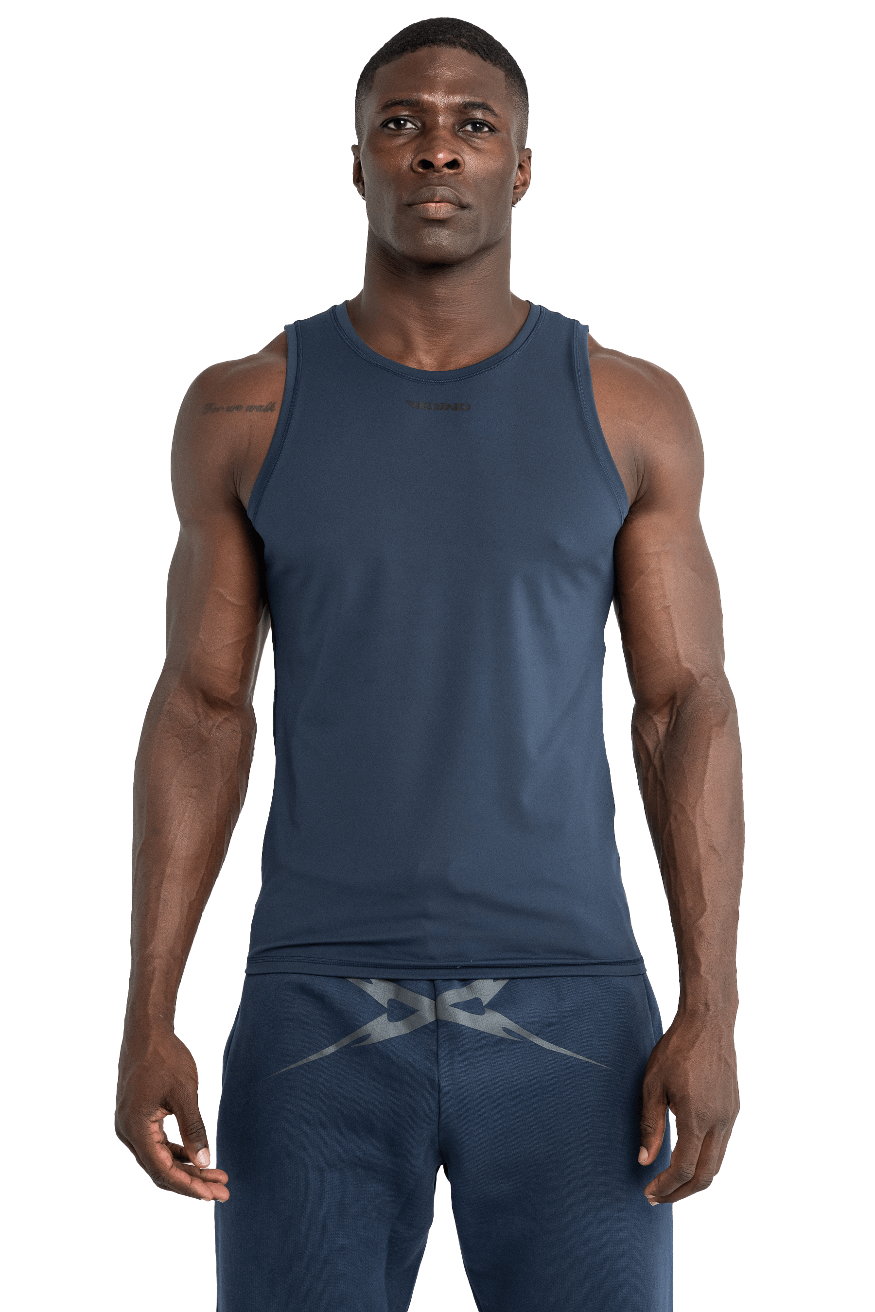MUSCLE TANK - Navy