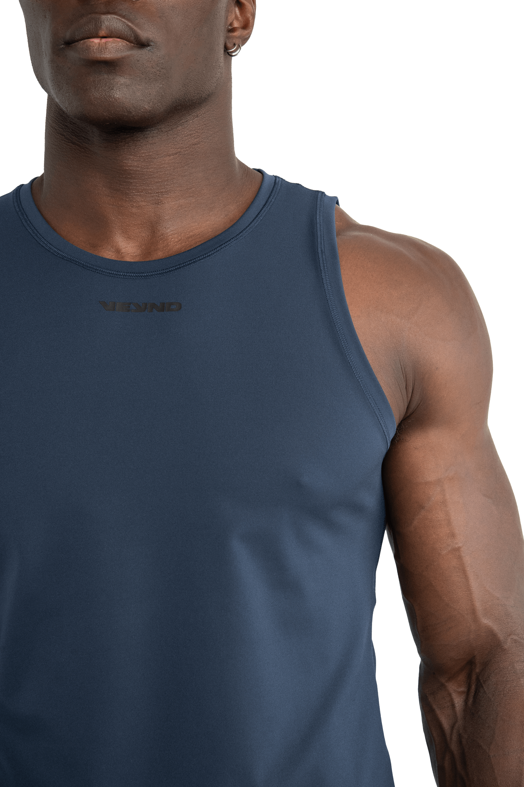 MUSCLE TANK - Navy