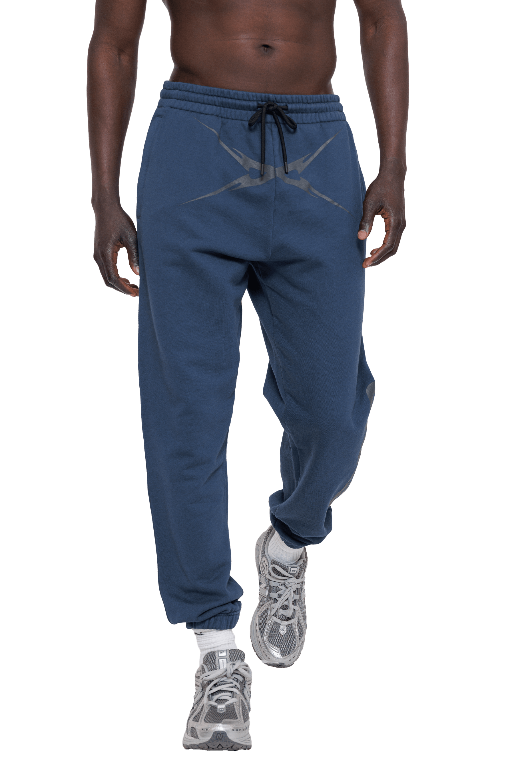 JOGGERS GRAY VEINS GRAPHIC - Navy | VEYND