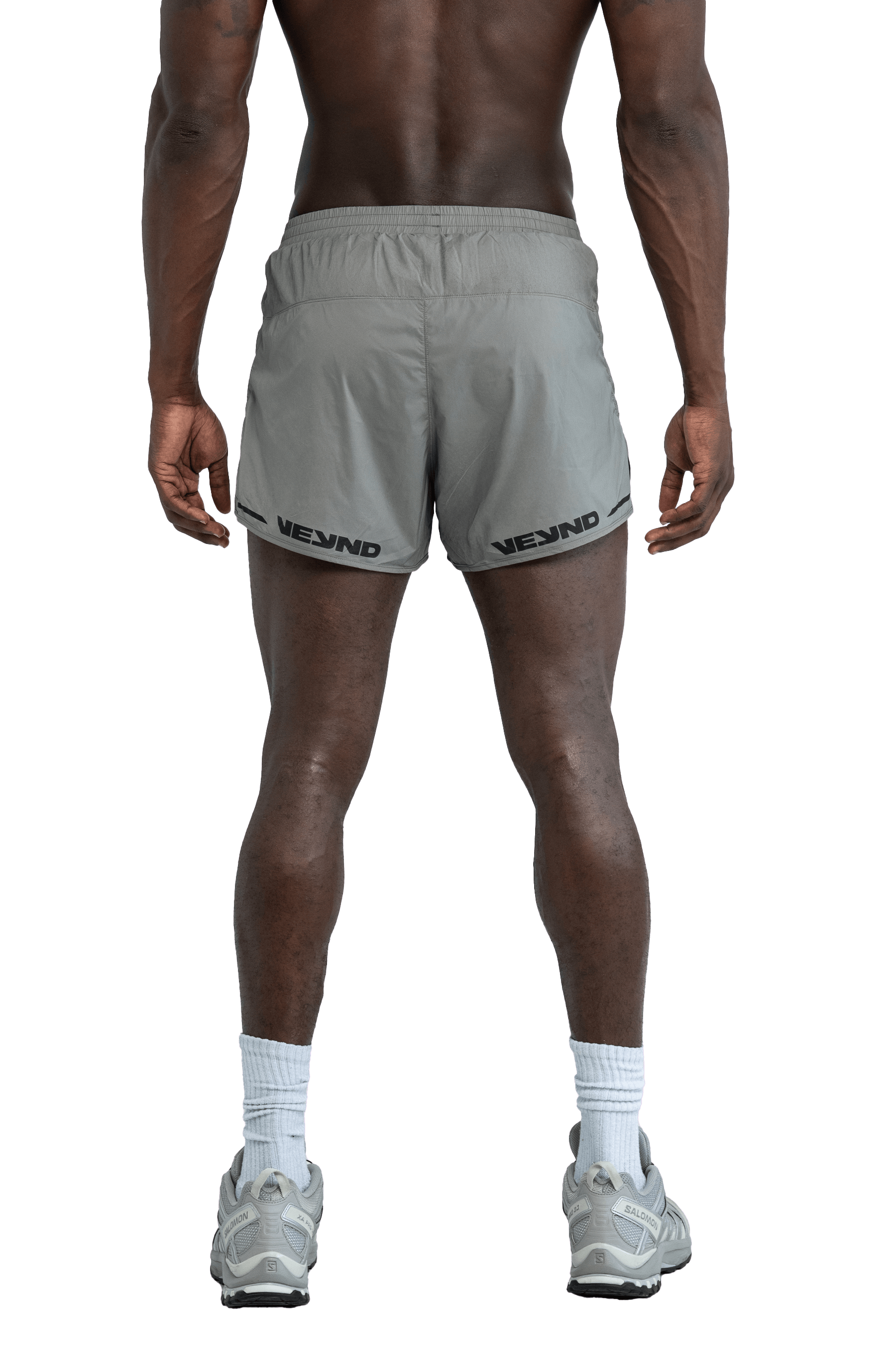 3" RUNNING SHORTS CROSS GRAPHIC - Light Gray