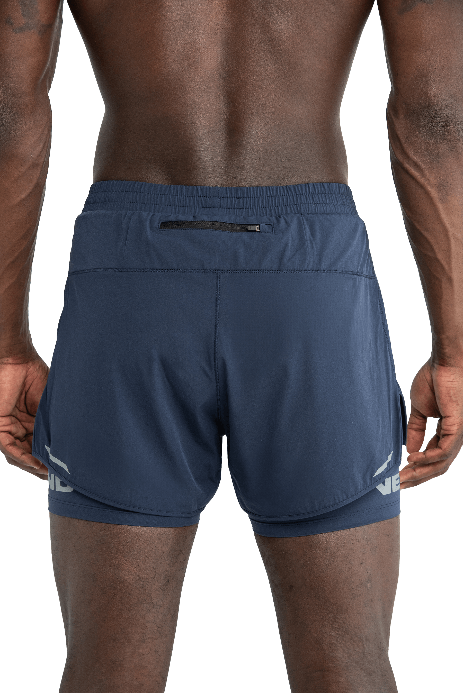 5” 2-IN-1 SHORTS CROSS GRAPHIC - NAVY