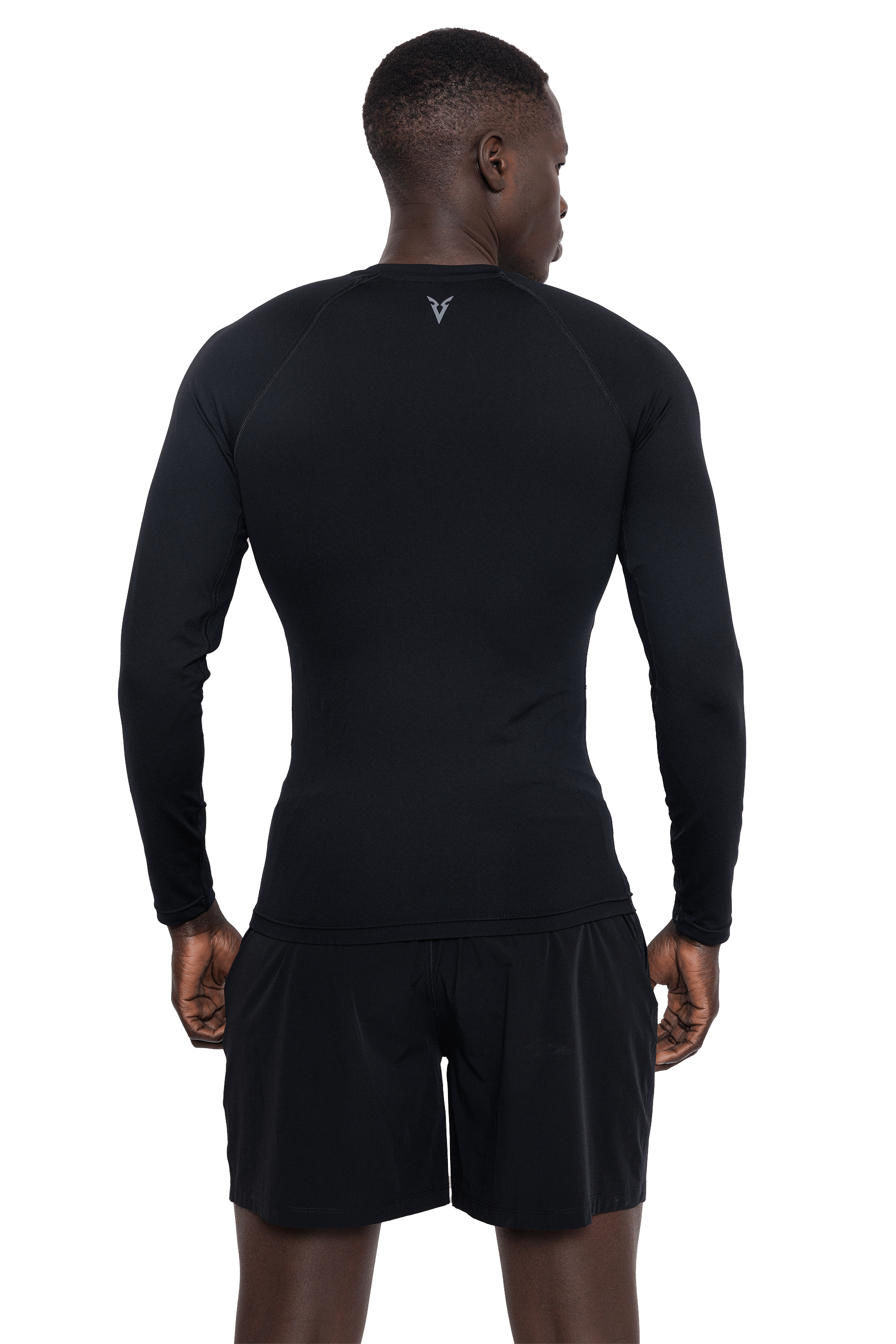 MUSCLE LONG SLEEVE T-SHIRT - BLACK