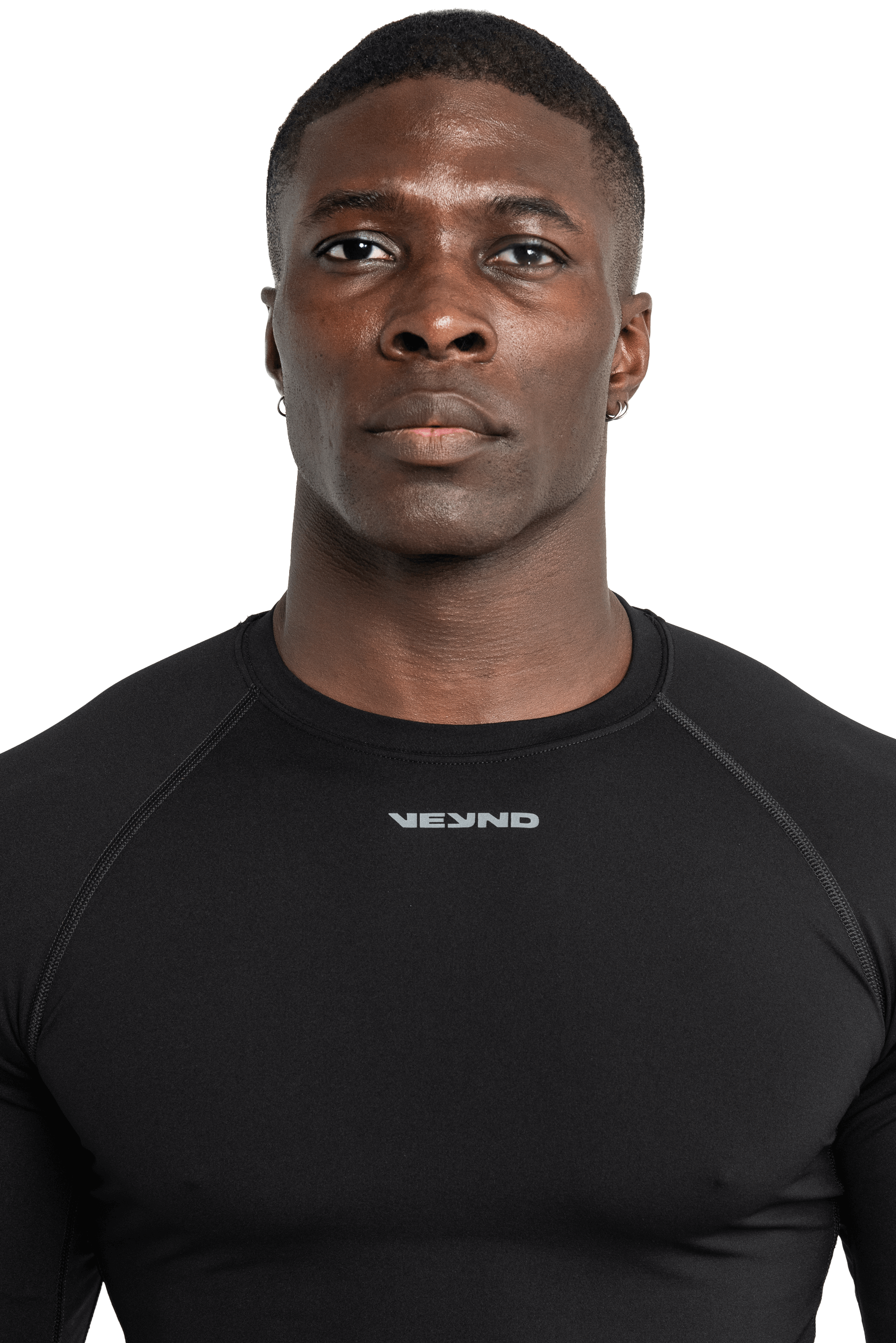 MUSCLE LONG SLEEVE T-SHIRT - BLACK