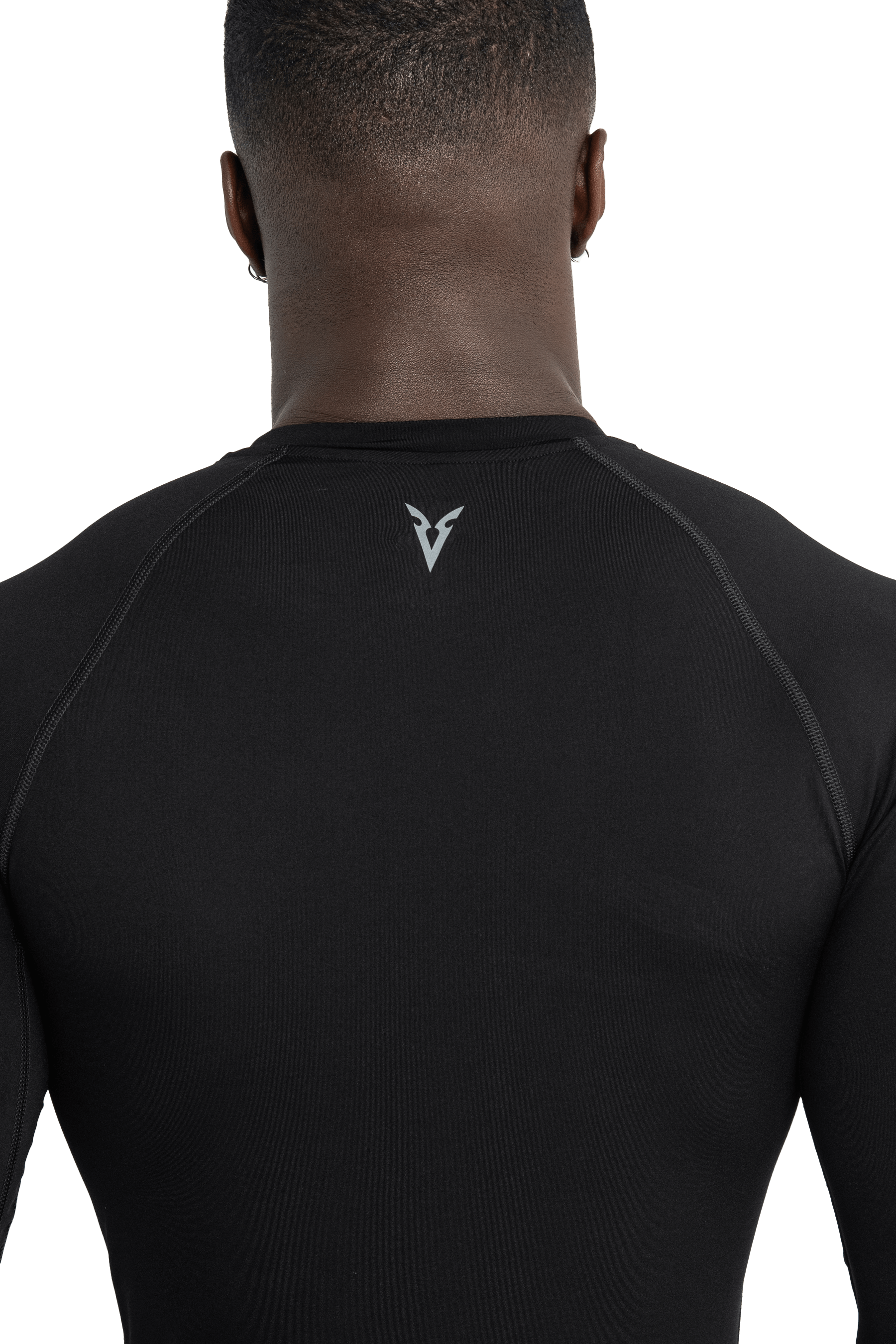 MUSCLE LONG SLEEVE T-SHIRT - BLACK