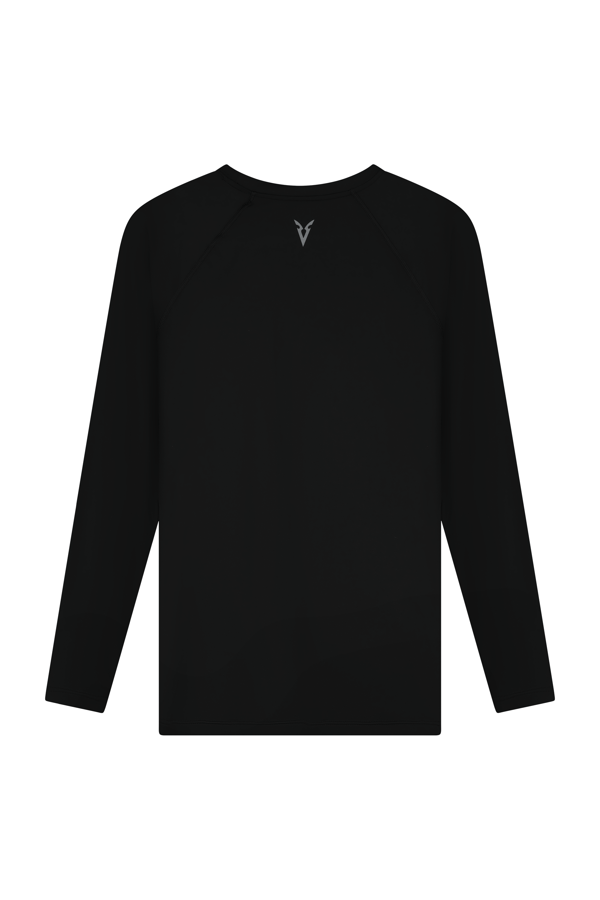 MUSCLE LONG SLEEVE T-SHIRT - BLACK