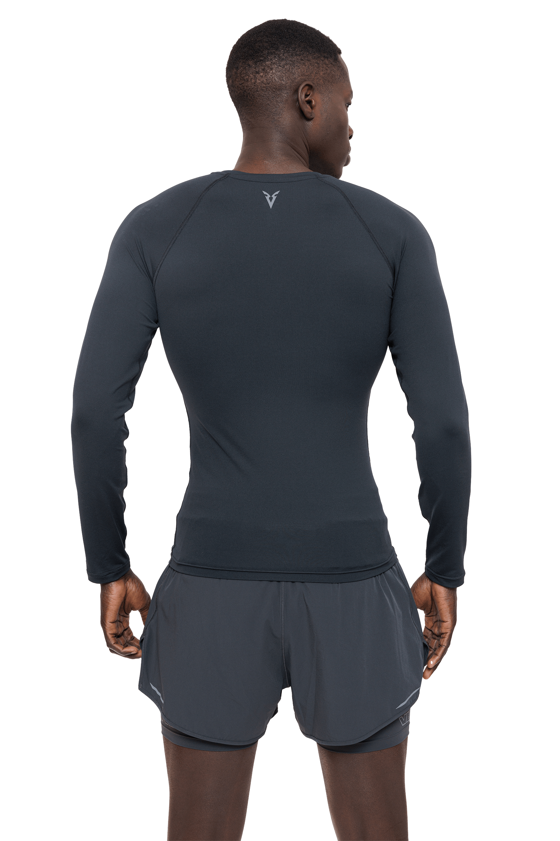 MUSCLE LONG SLEEVE T-SHIRT - GRAY