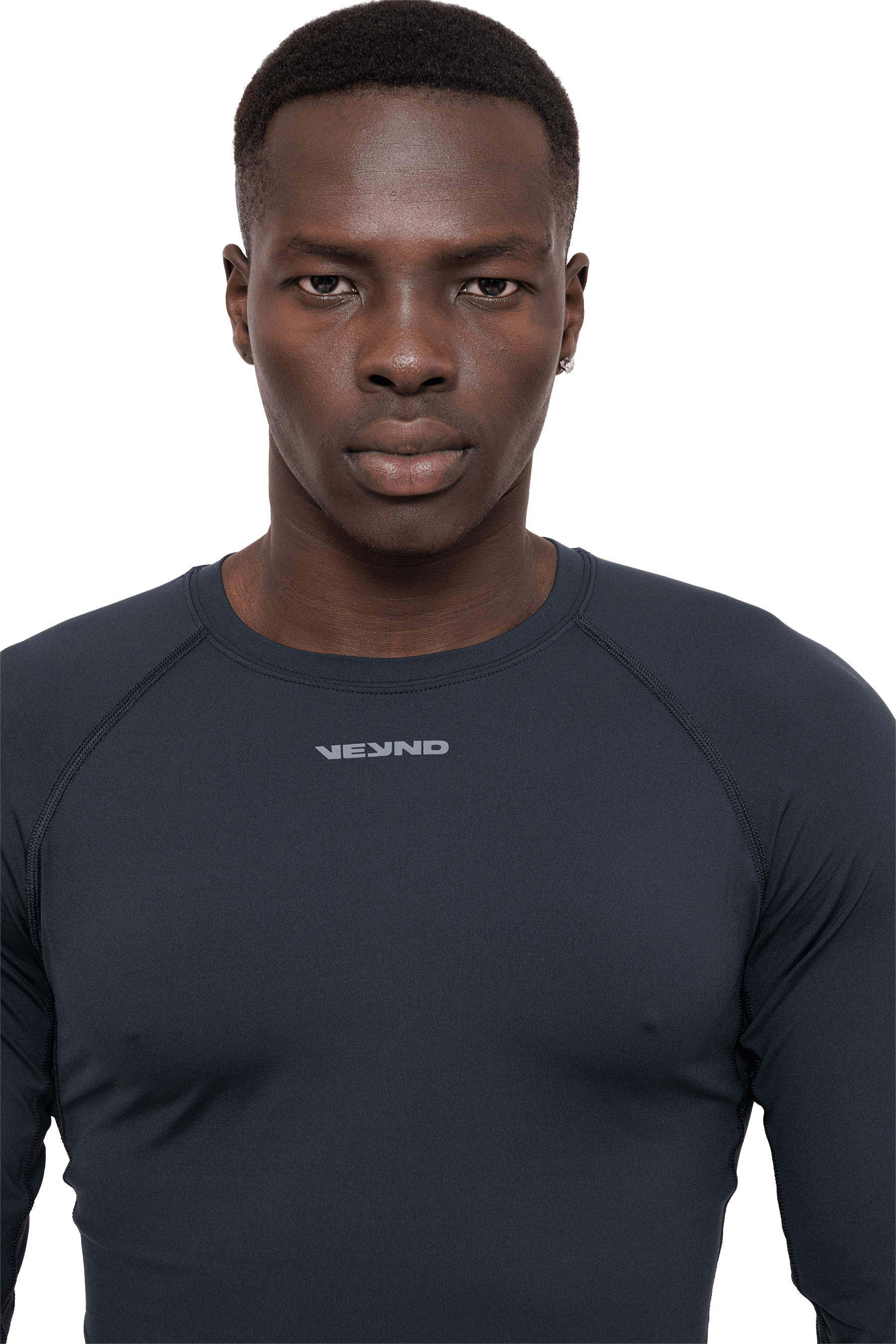 MUSCLE LONG SLEEVE T-SHIRT - GRAY