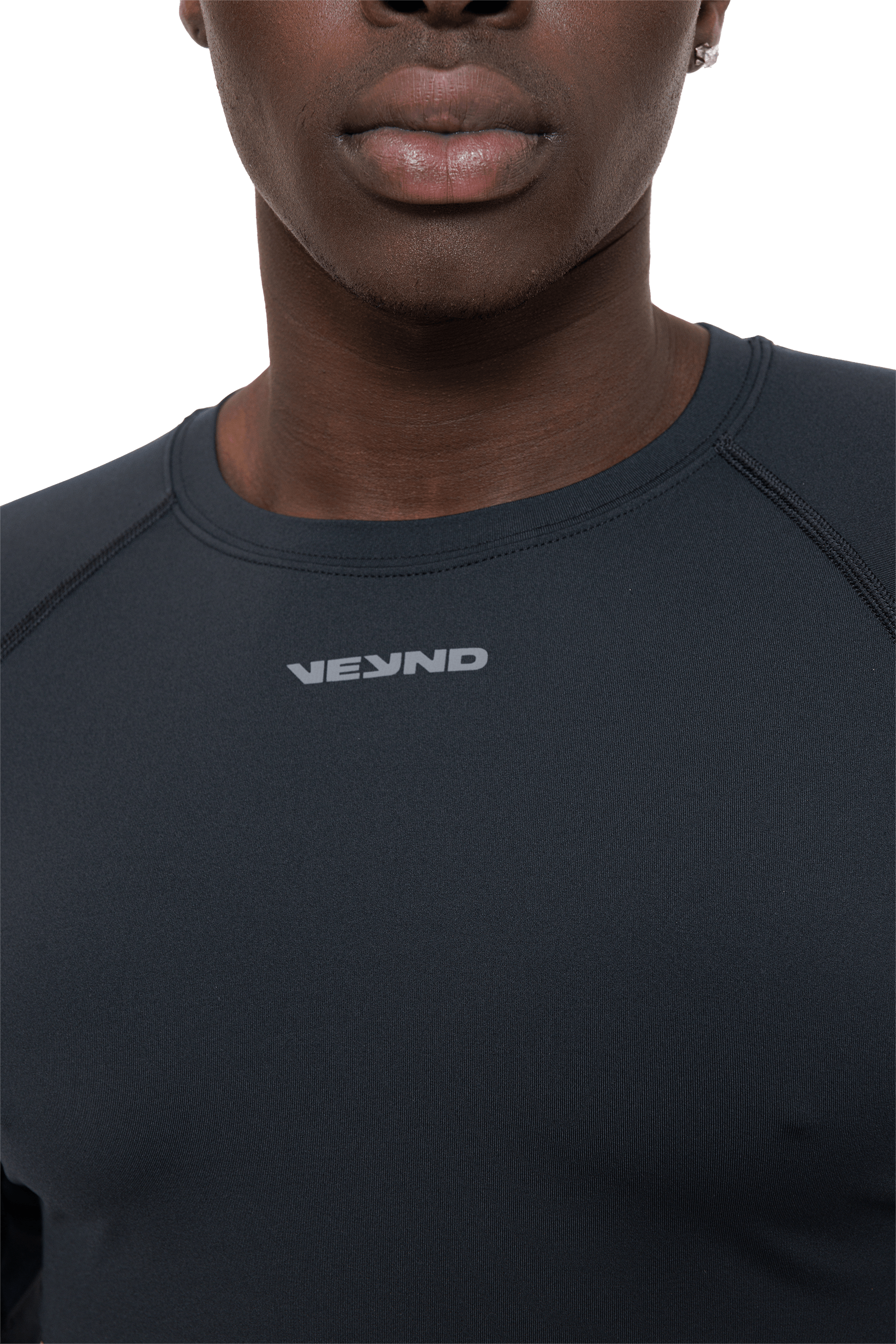 MUSCLE LONG SLEEVE T-SHIRT - GRAY