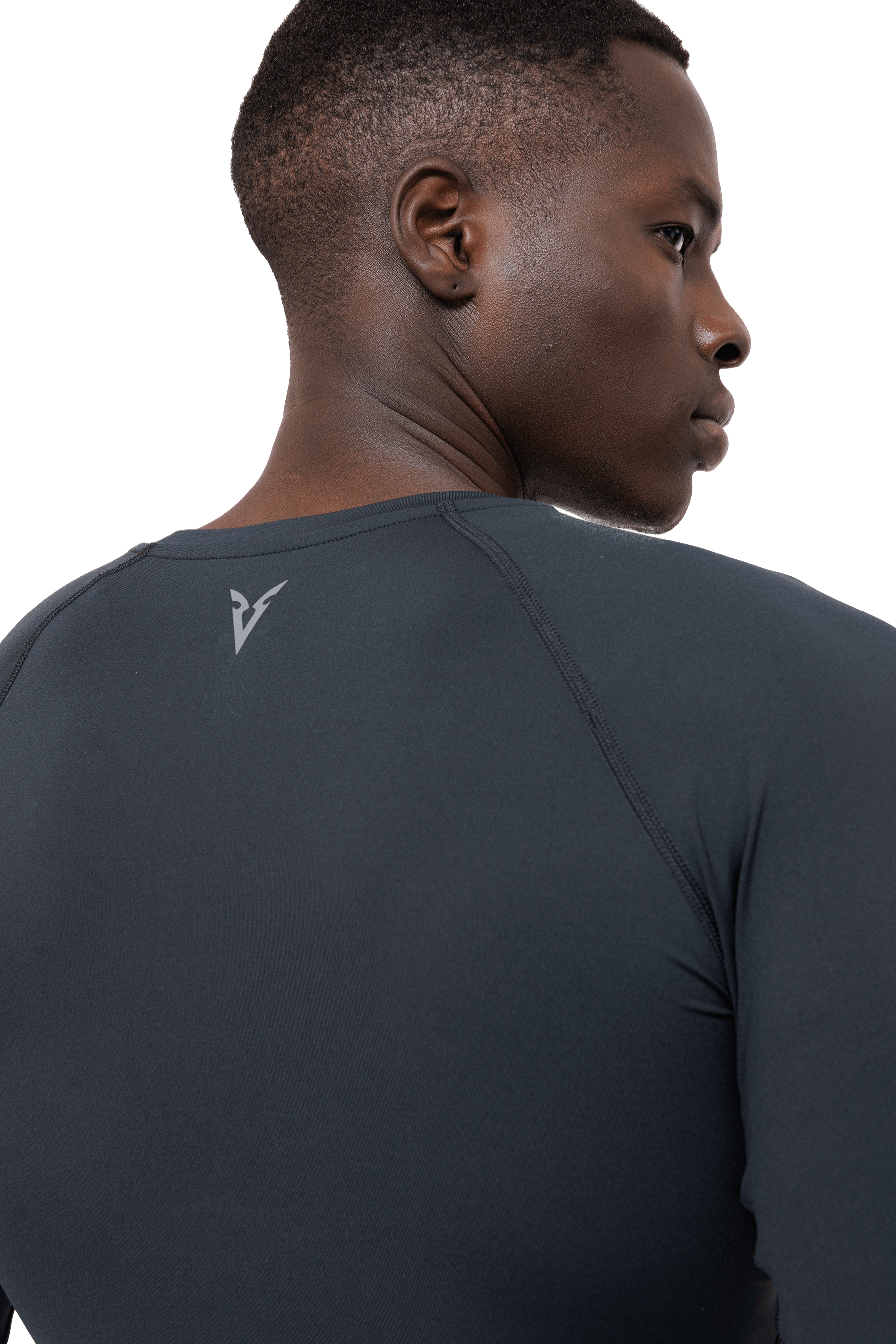 MUSCLE LONG SLEEVE T-SHIRT - GRAY
