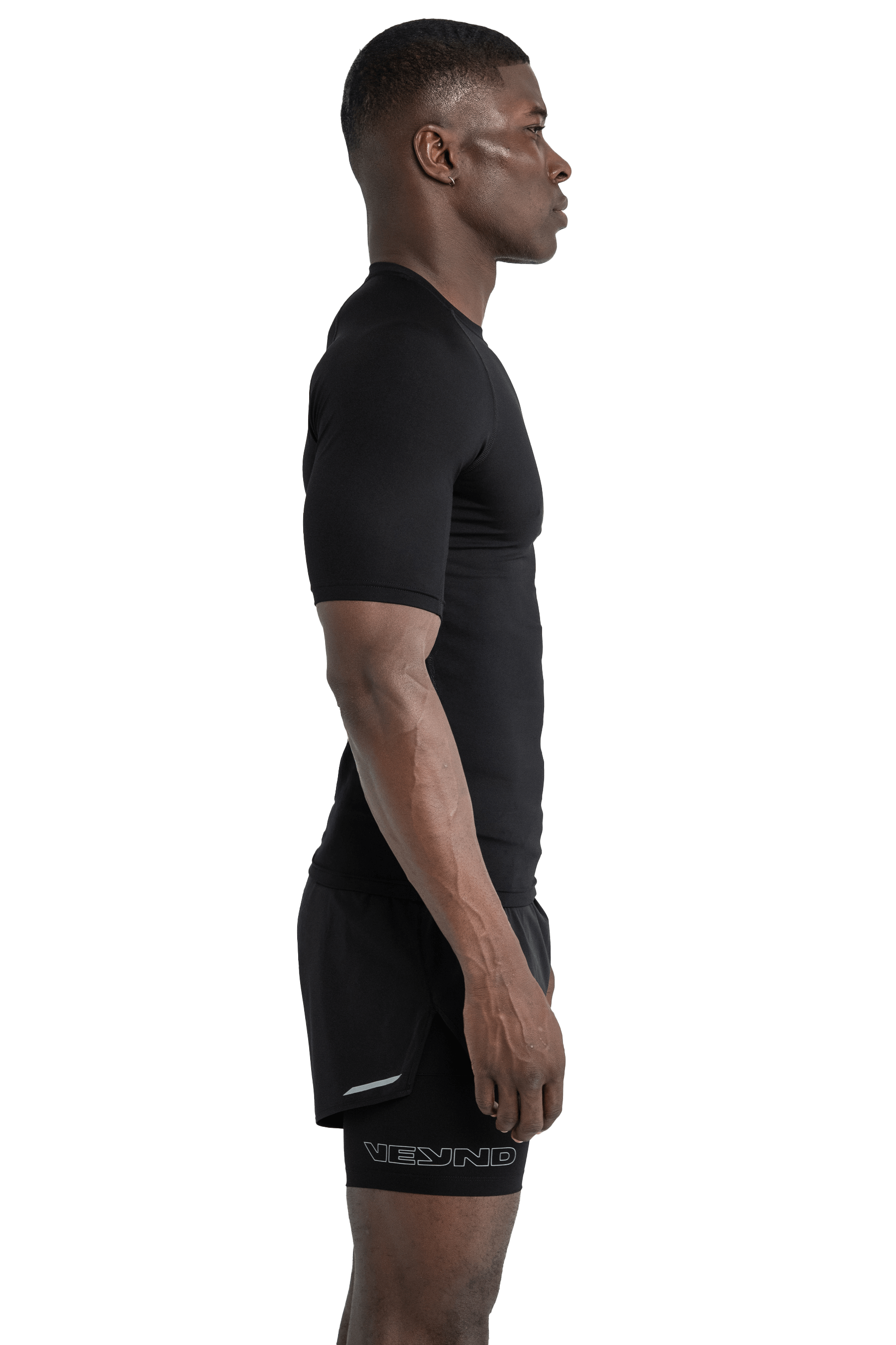 MUSCLE T-SHIRT - BLACK