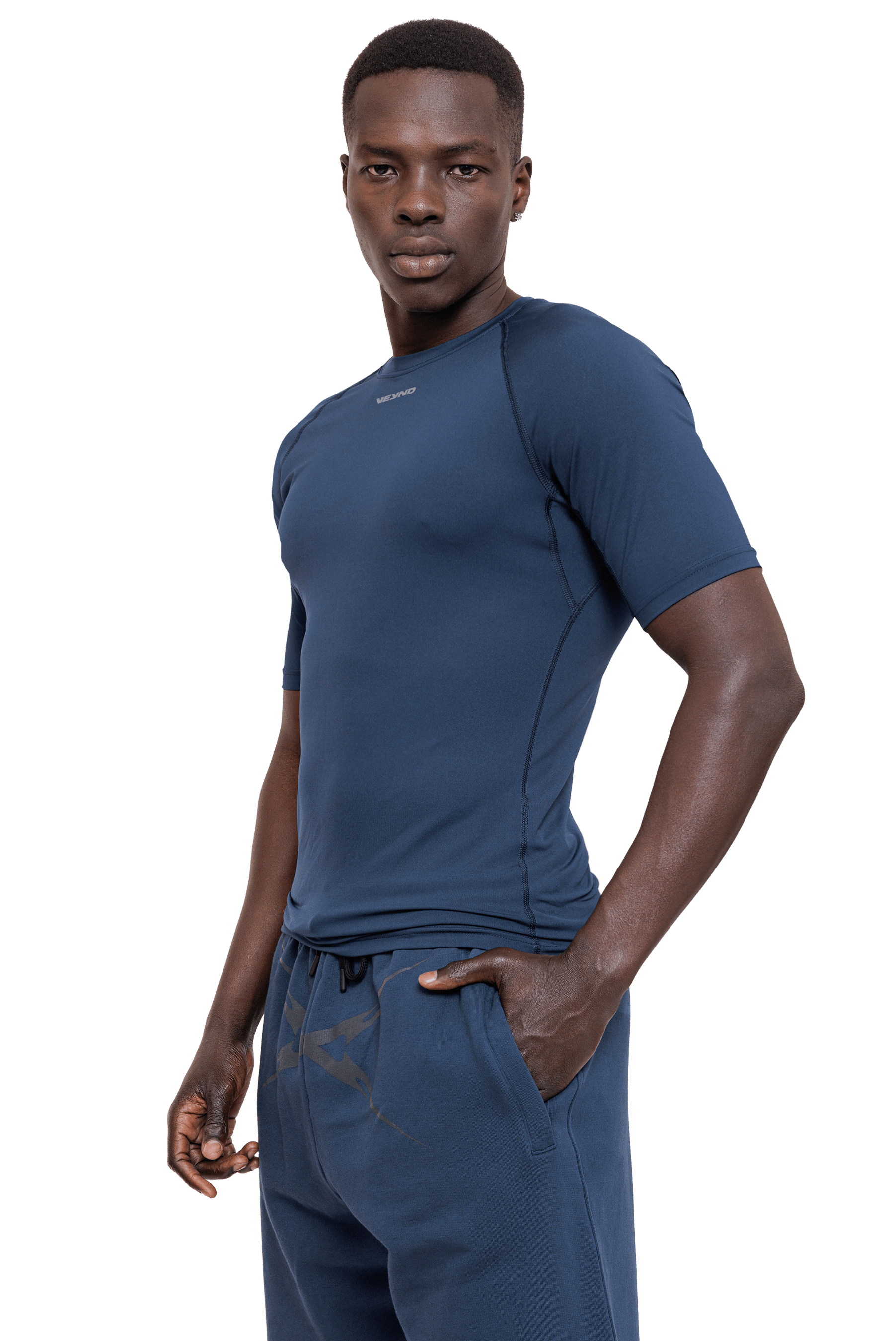 MUSCLE T-SHIRT - NAVY