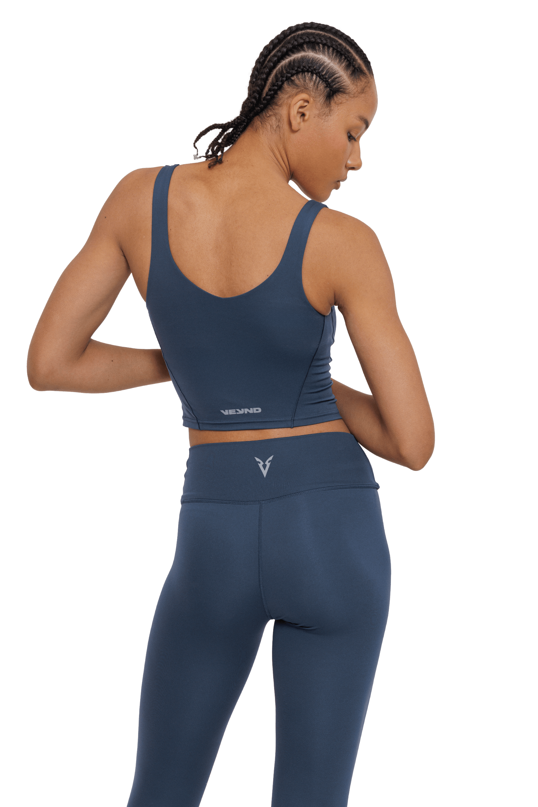 V NECK TANK - NAVY
