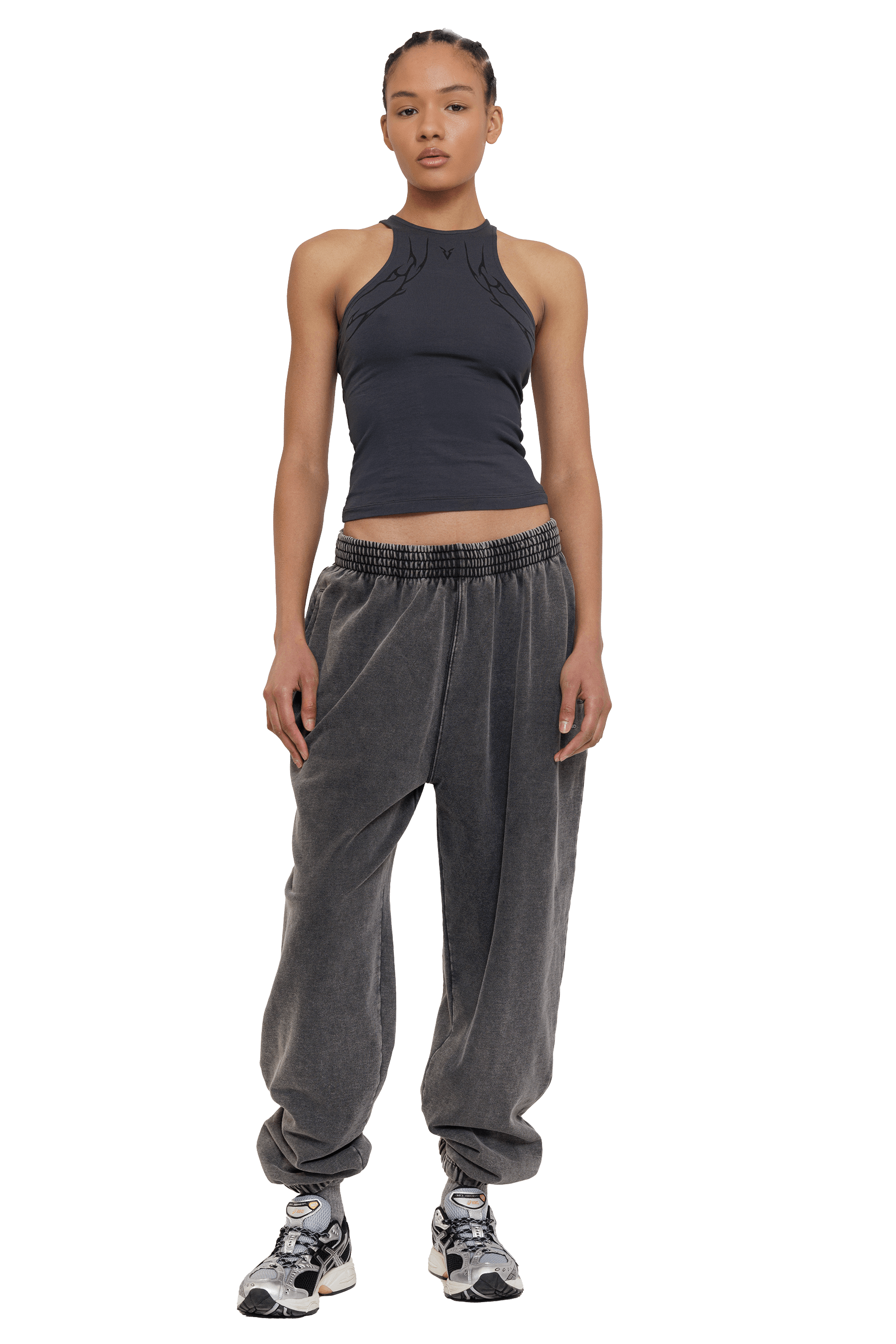 TANK VEINS GRAPHIC - GRAY
