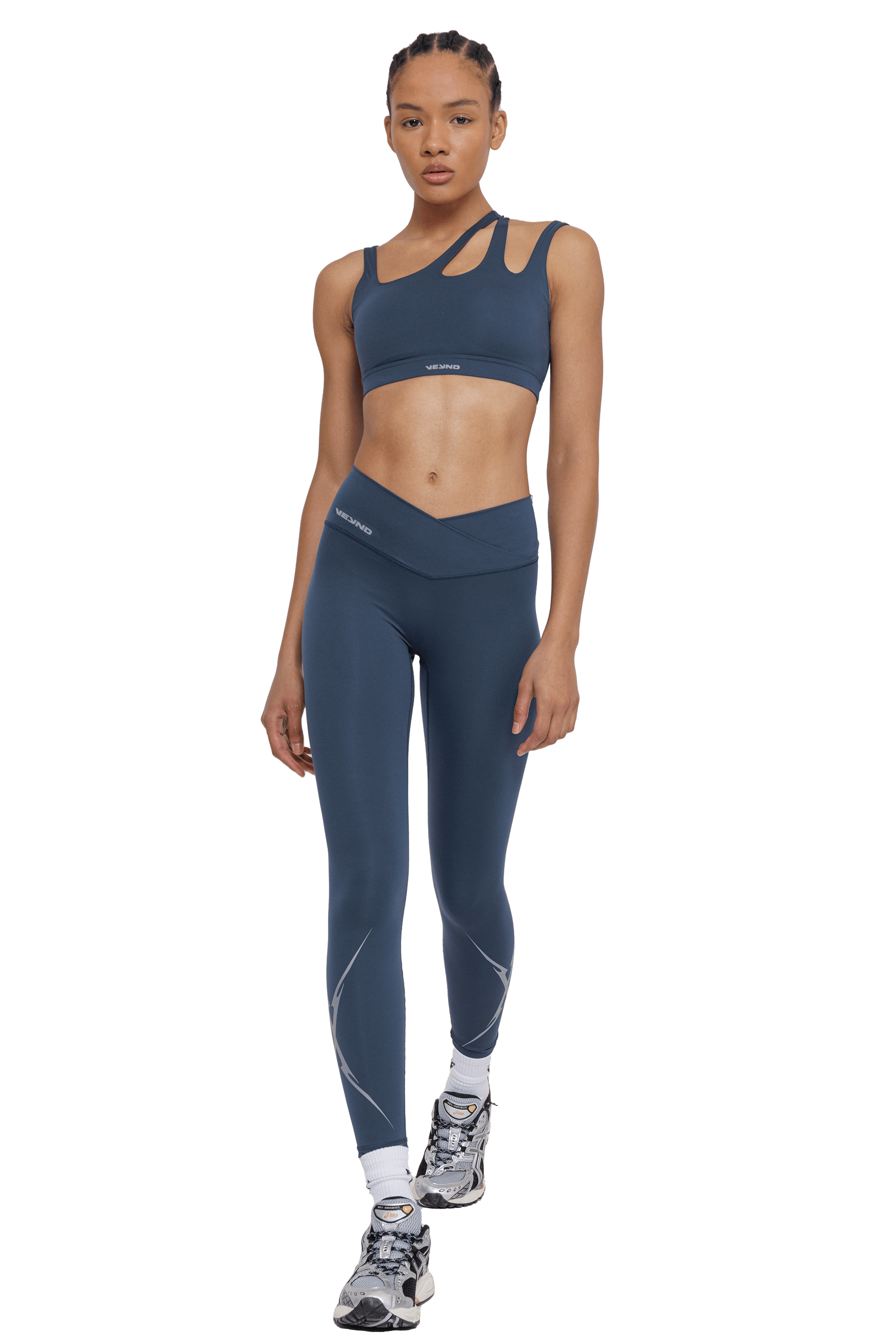 LEGGINGS CROSS GRAPHIC - Navy