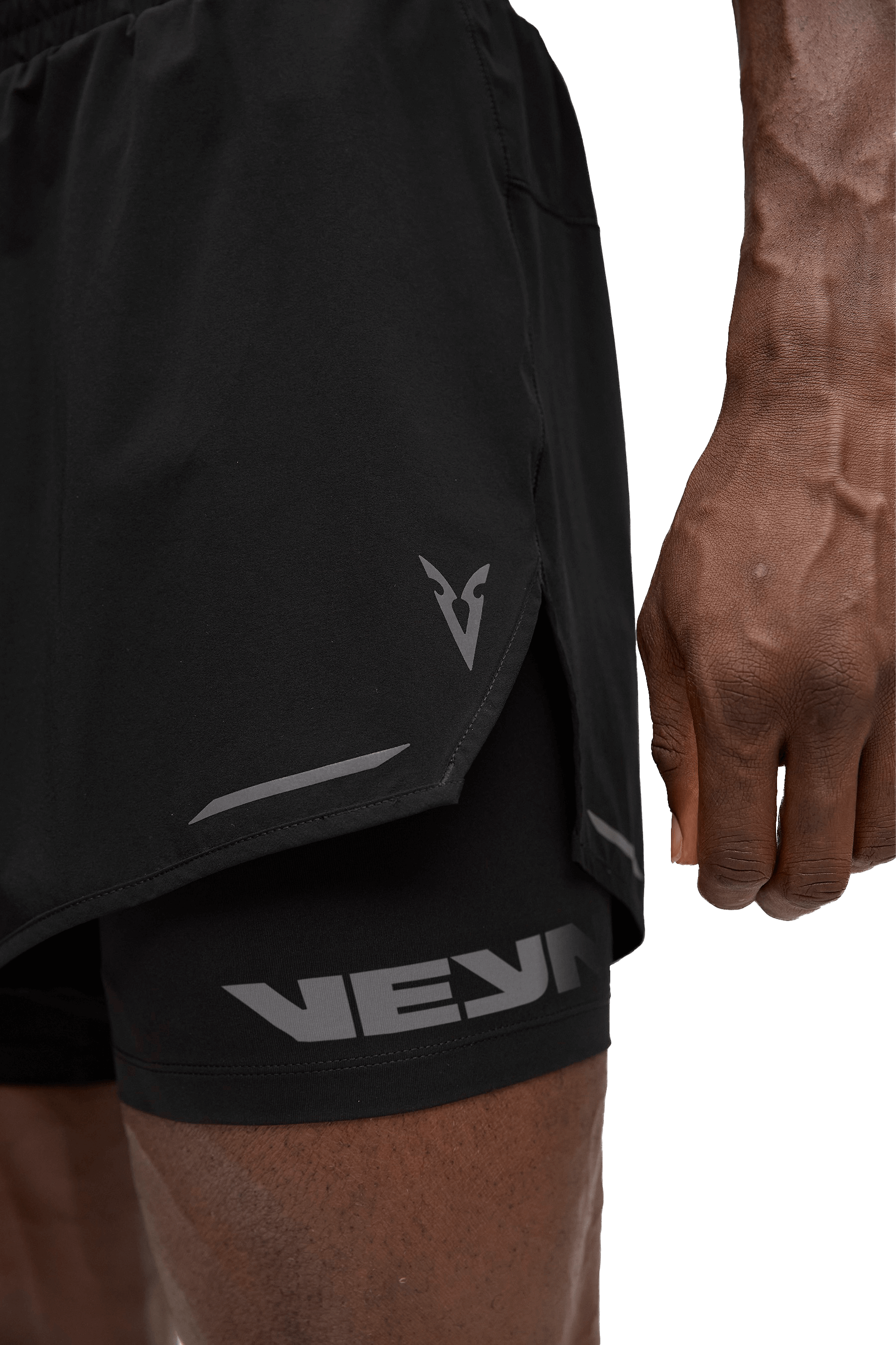 5" 2-IN-1 SHORTS - Black