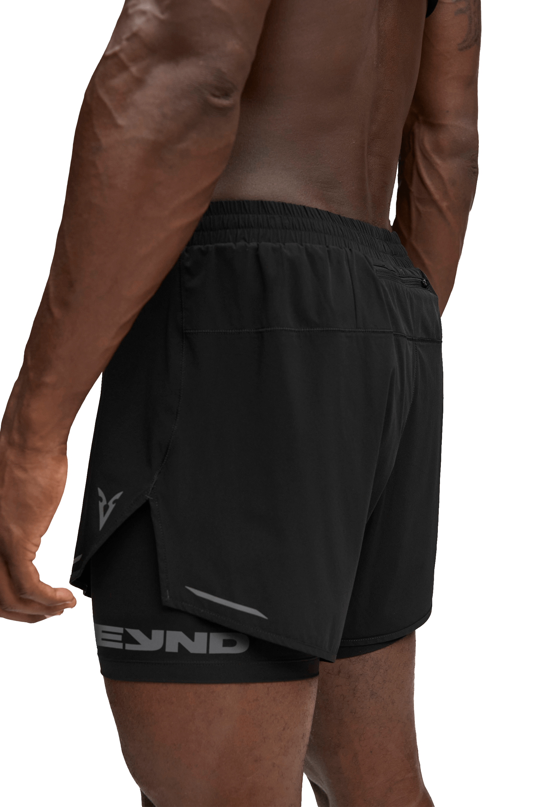 5" 2-IN-1 SHORTS - Black