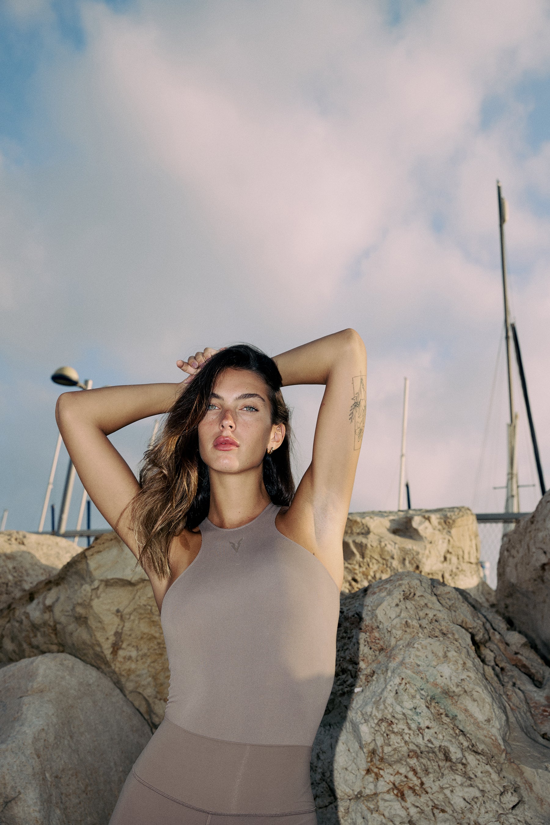 BODYSUIT SEAMLESS - Tan