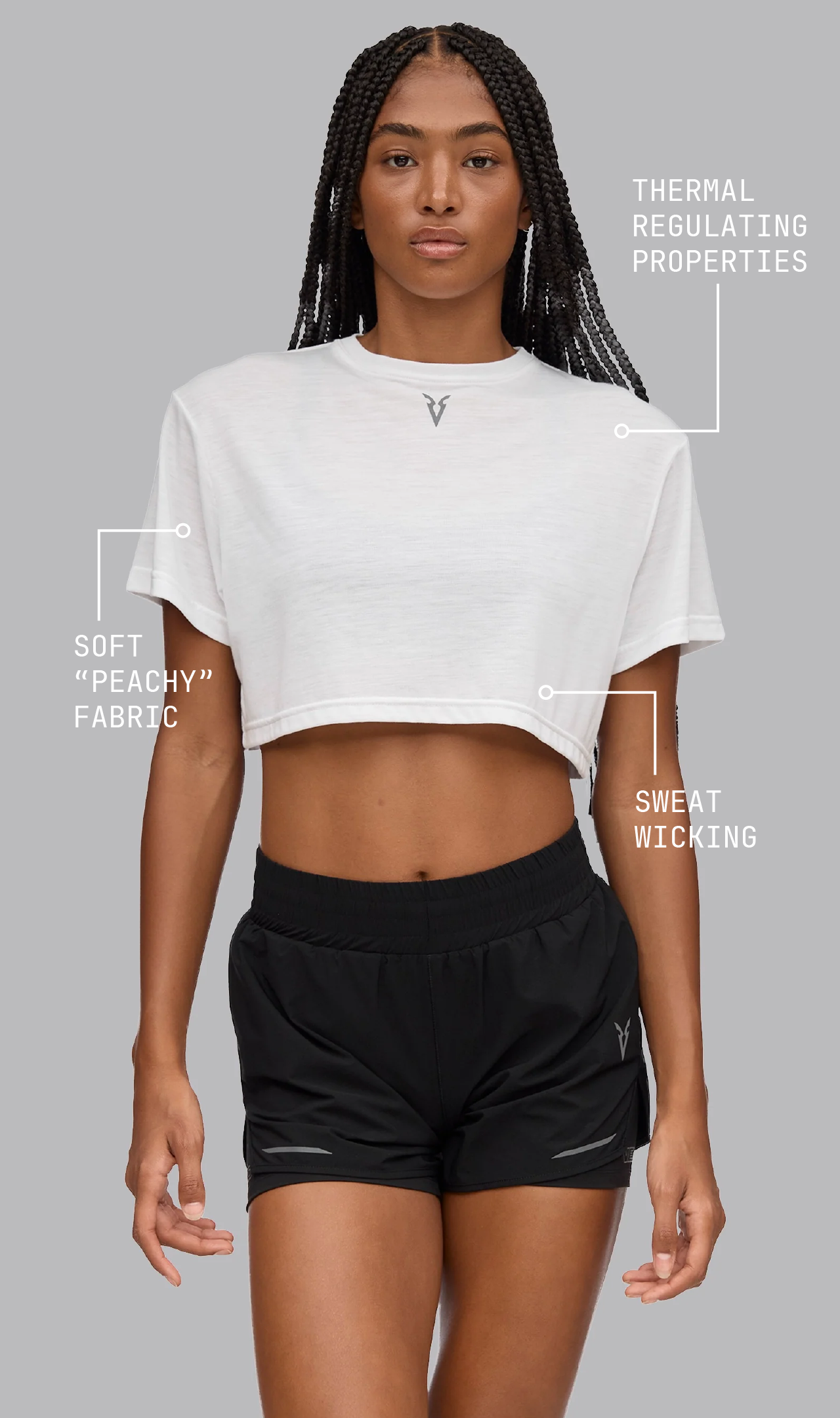 LONG SLEEVE BOXY T-SHIRT - Optic White