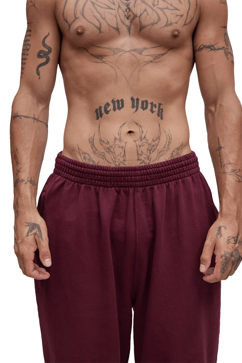 JOGGERS - Burgundy