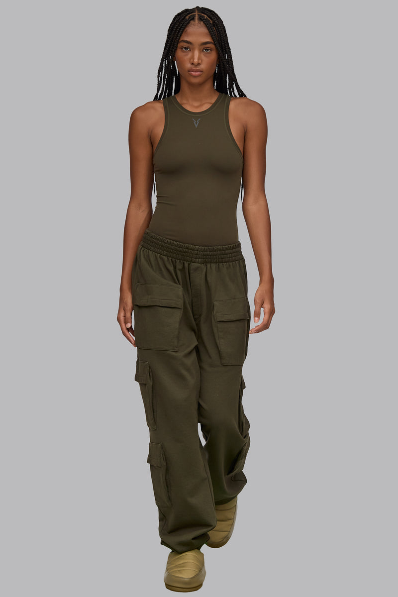 V_LYFE420 CARGO JOGGERS - Khaki