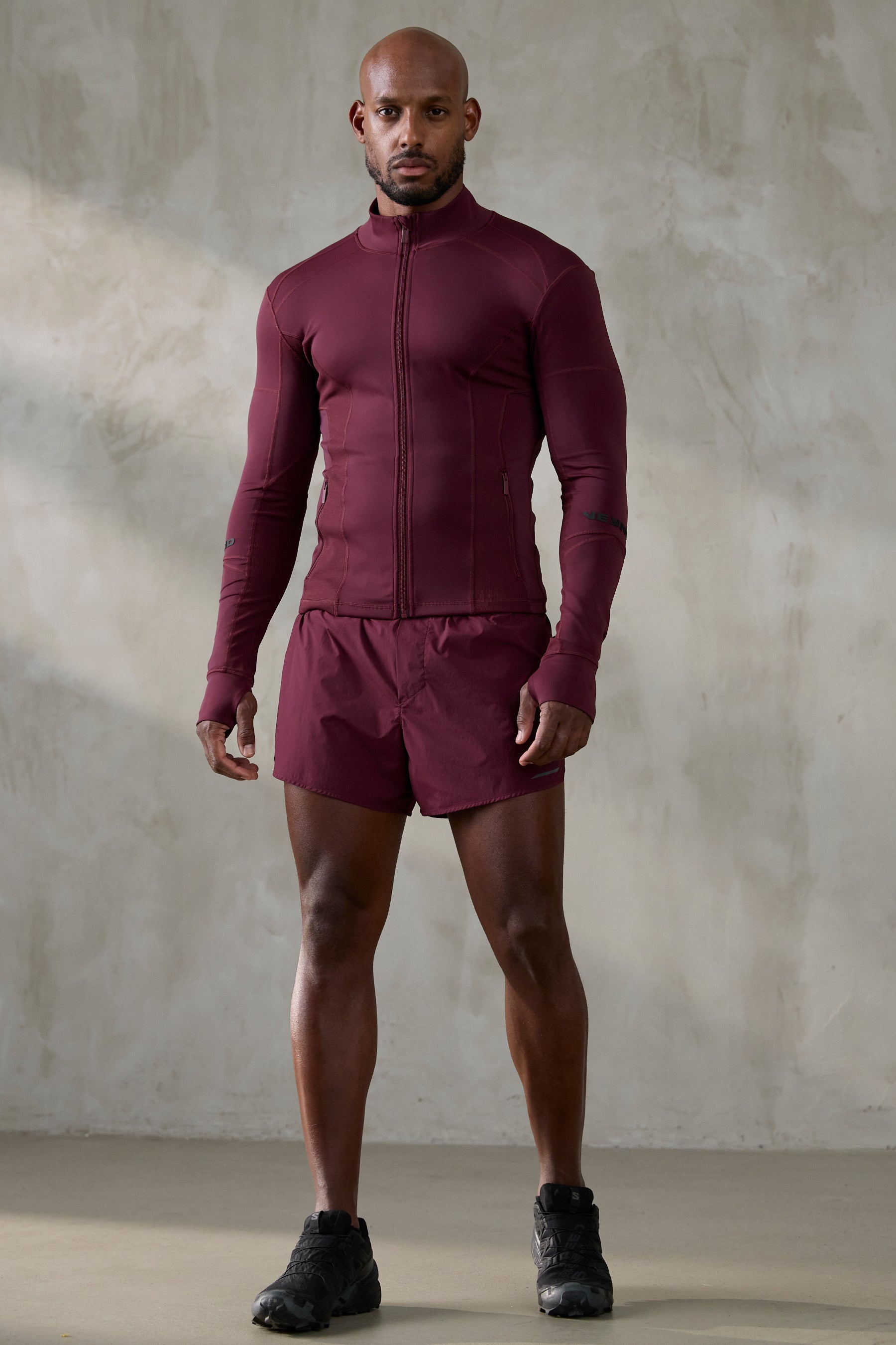 V XLYTE 3 RUNNING SHORTS Burgundy