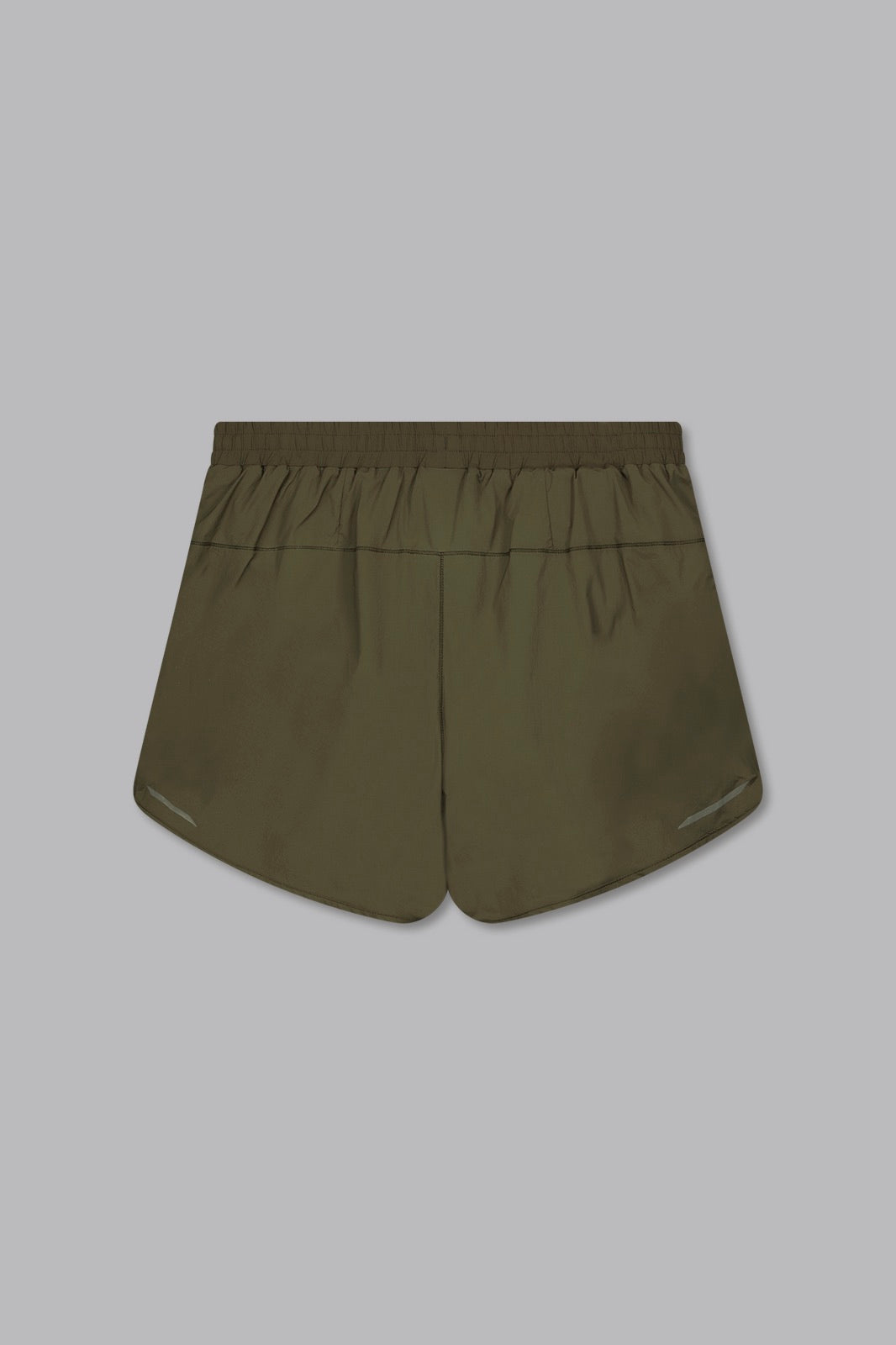 Khaki running sale shorts