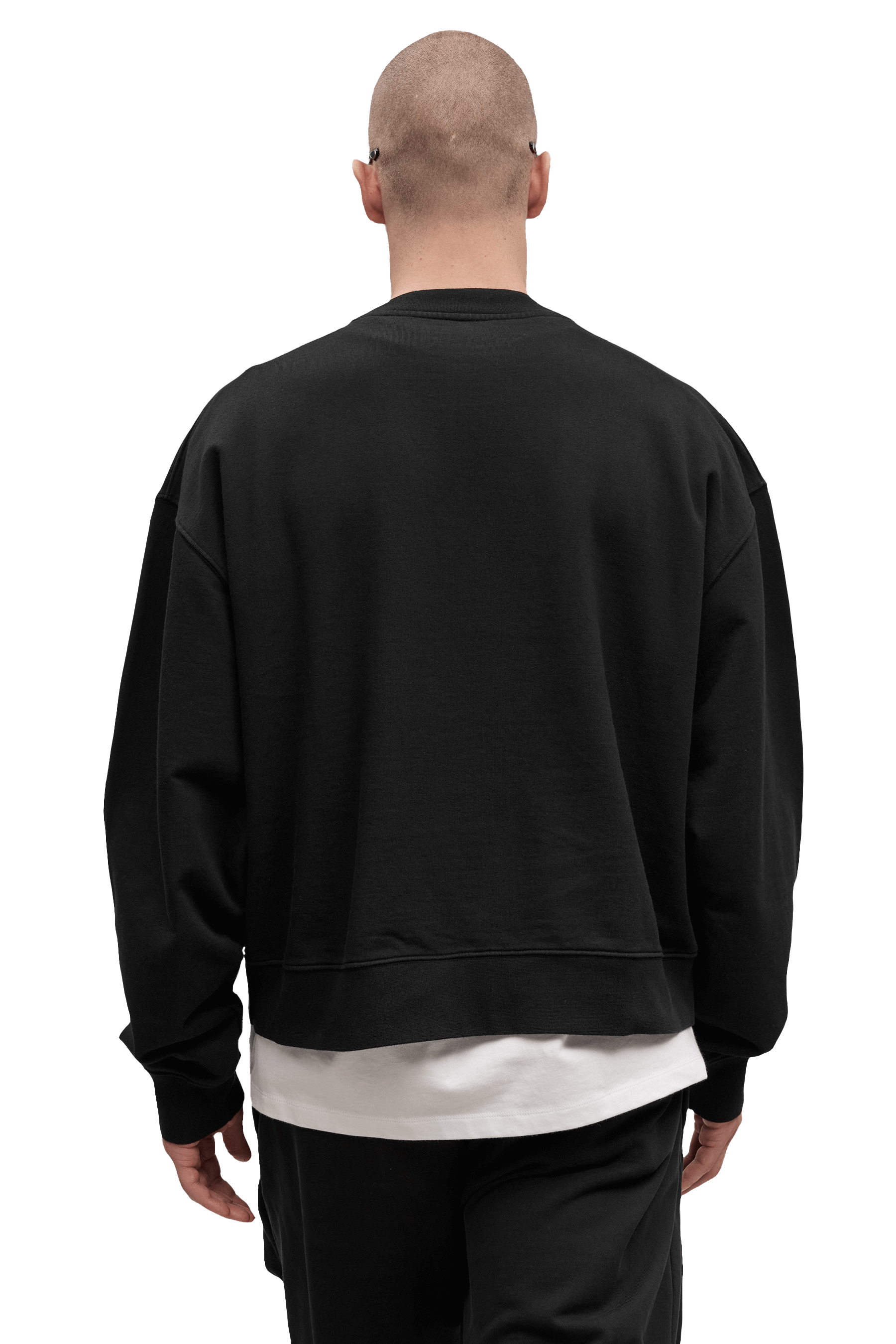 MEN'S BOXY SWEATER - Black | VEYND – Veynd