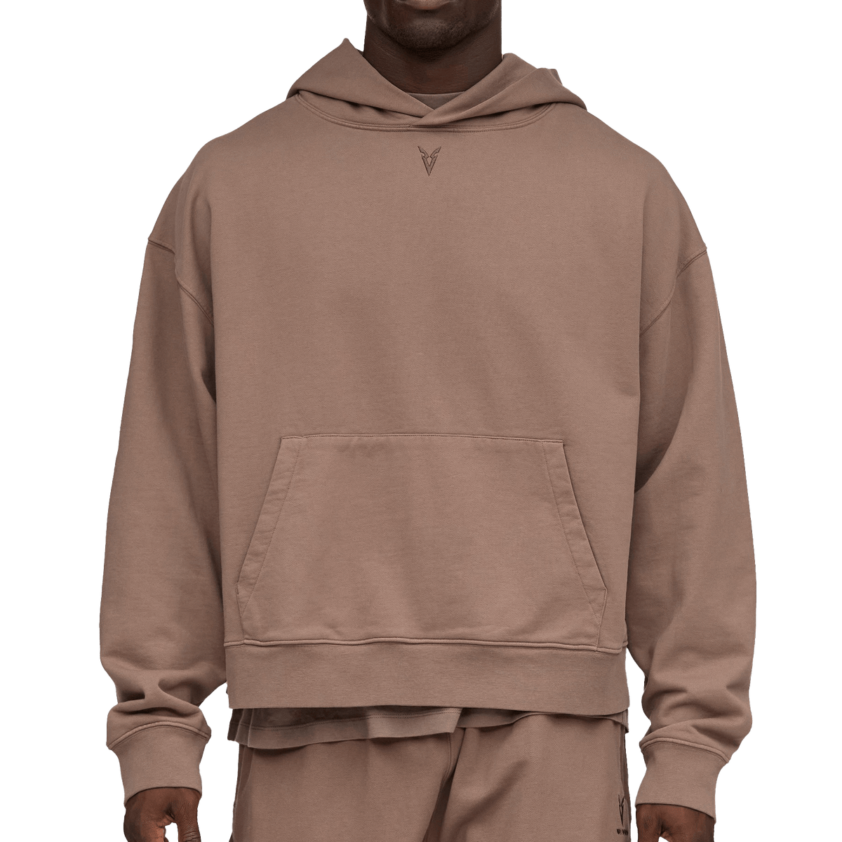 MEN'S BOXY HOODIE - Tan | VEYND