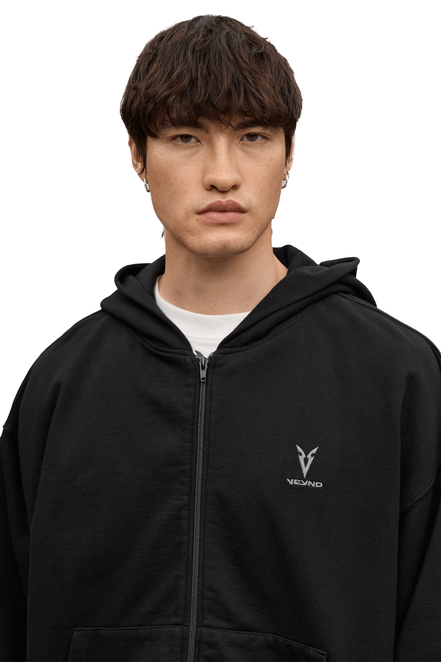 トップス VEIN 23FW ZIP PAKER MEN'S BOXY ZIP HOODIE - Black | VEYND