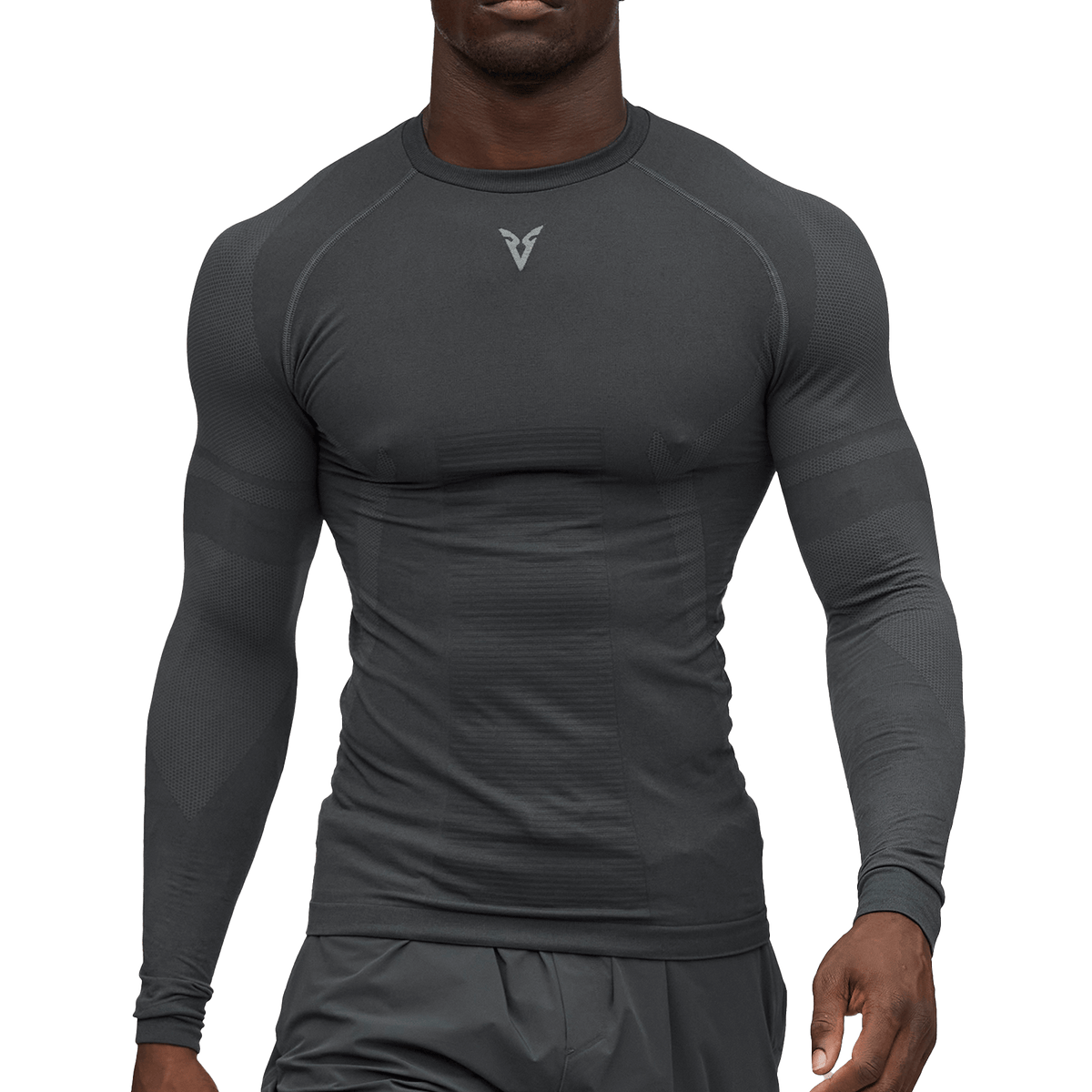 【YOURNUS】Blank Over Long Sleeve Grey Veilance Frame Long Sleeve T-Shirt | SVD