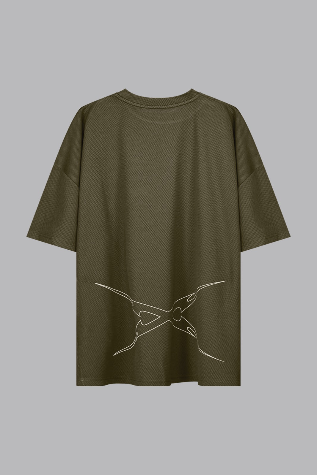 Technical Graphic T-Shirt - Khaki