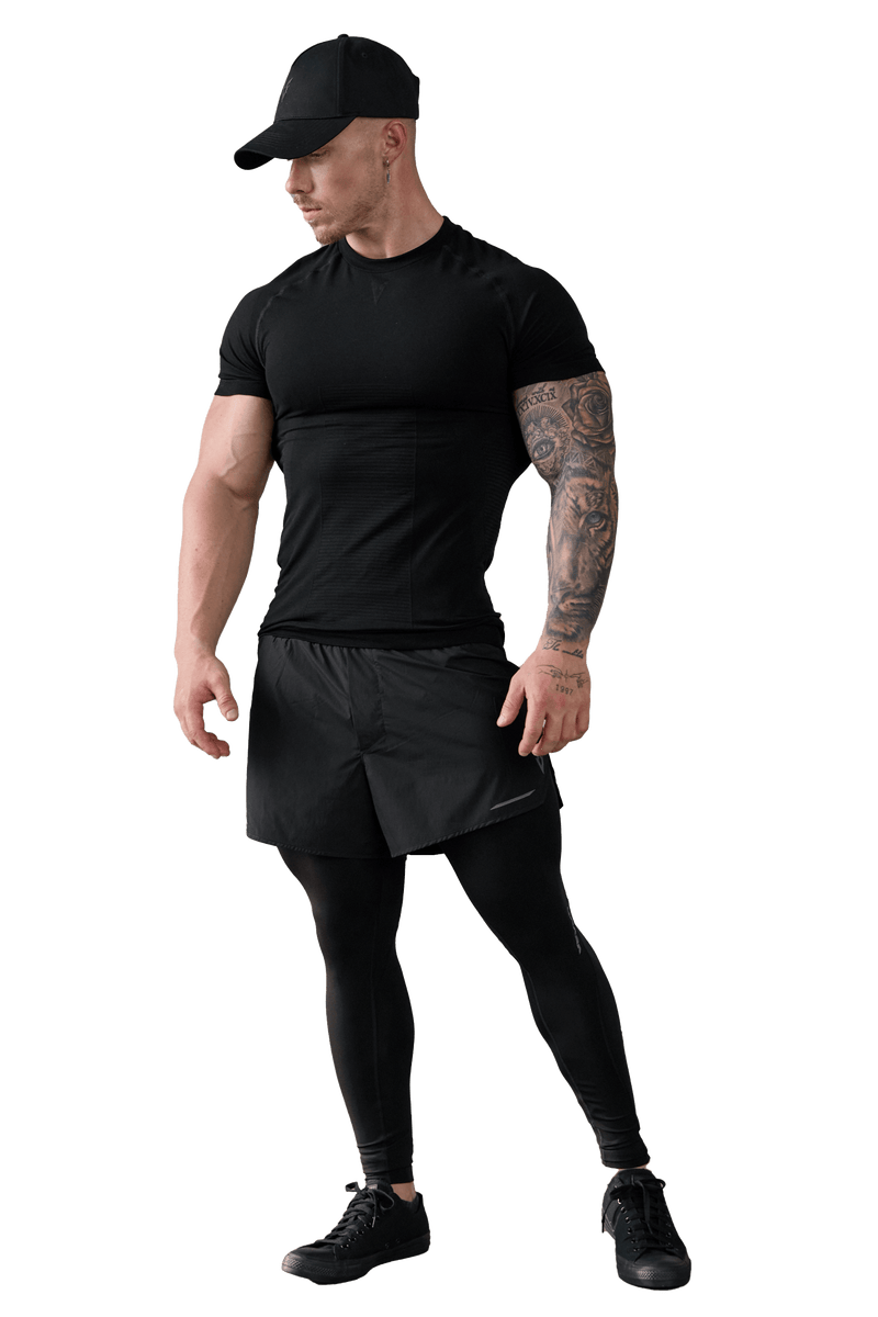 T-SHIRT SEAMLESS - Black