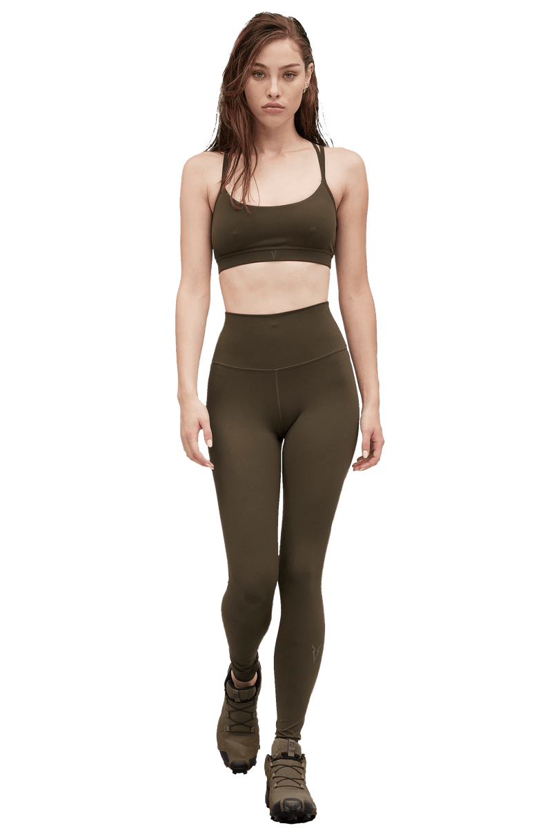 SPORTS BRA STRAPPY - Khaki