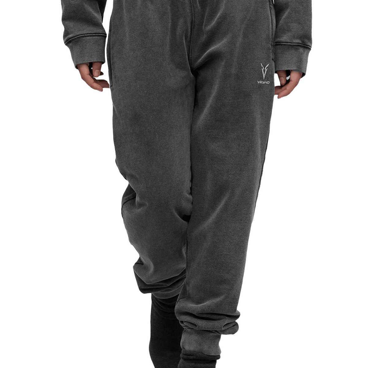 ☆BADBLOOD☆ Bad Applique Jogger Loose Fit Grey BAD BLOOD Bad Applique Jogger Loose Fit - Grey – SeoulSeoul