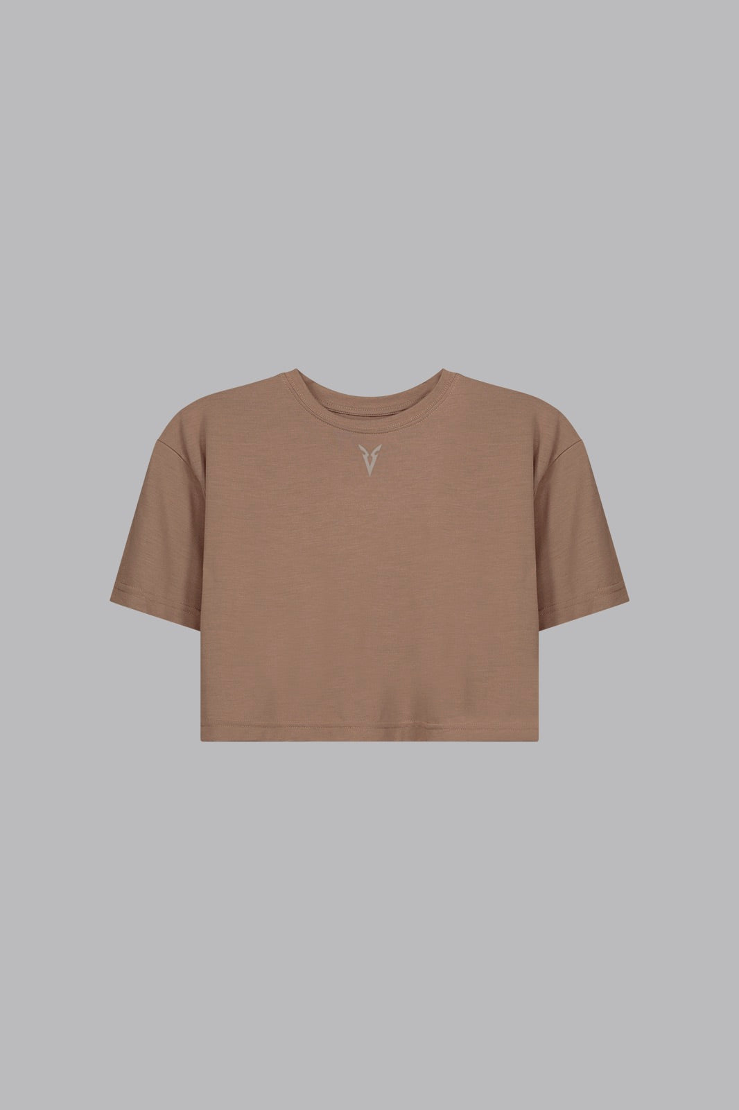 Signature Cropped T-shirt - Beige