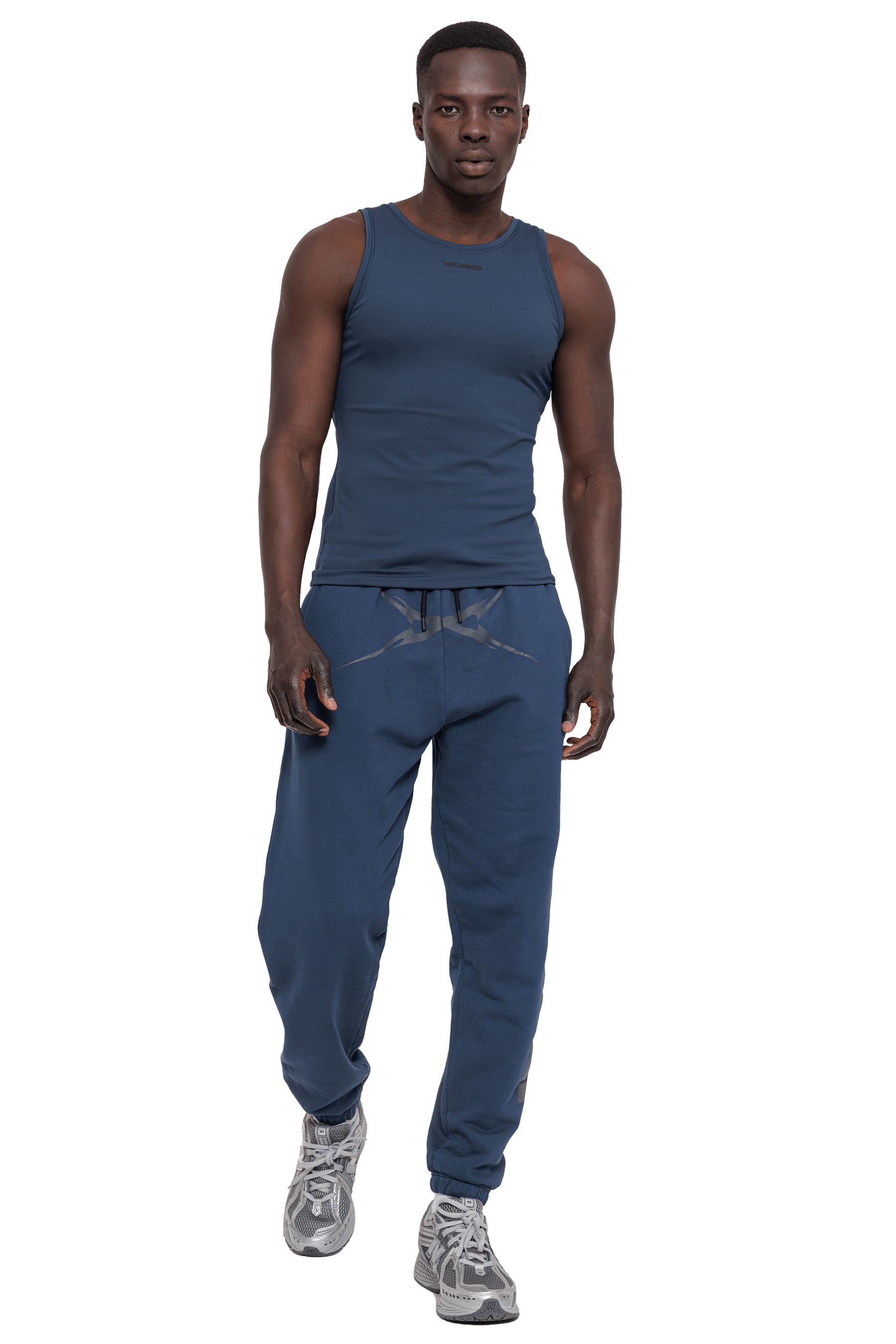 MUSCLE TANK - Navy