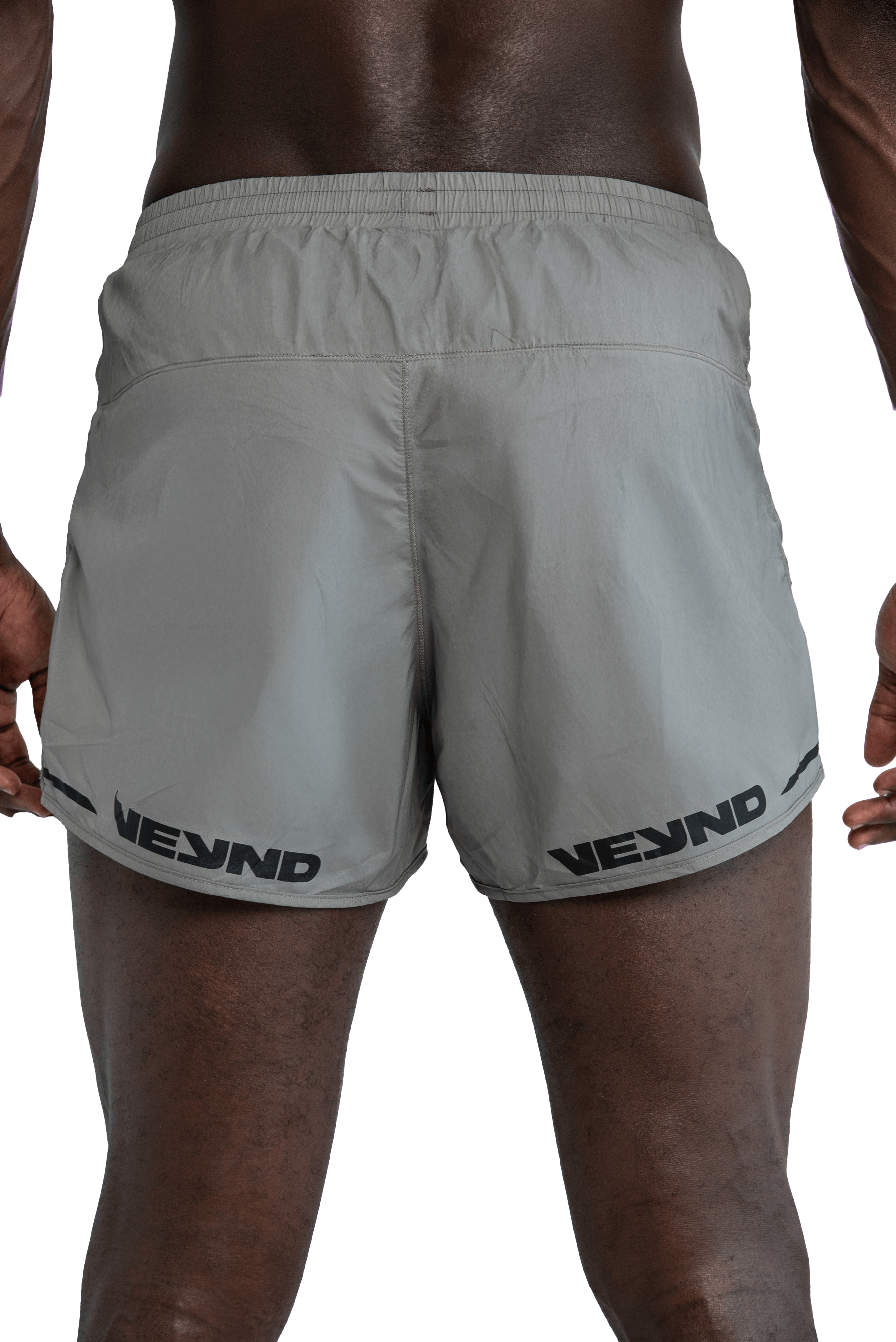3" RUNNING SHORTS CROSS GRAPHIC - Light Gray