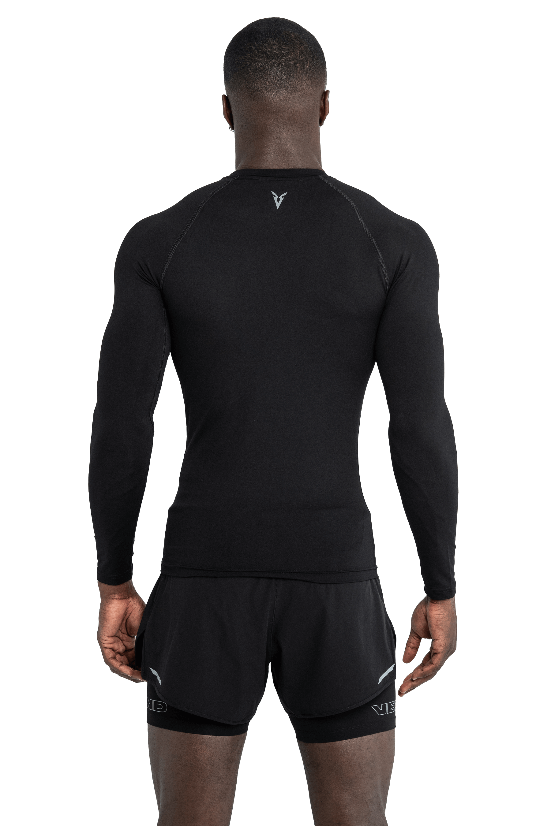 MUSCLE LONG SLEEVE T-SHIRT - BLACK