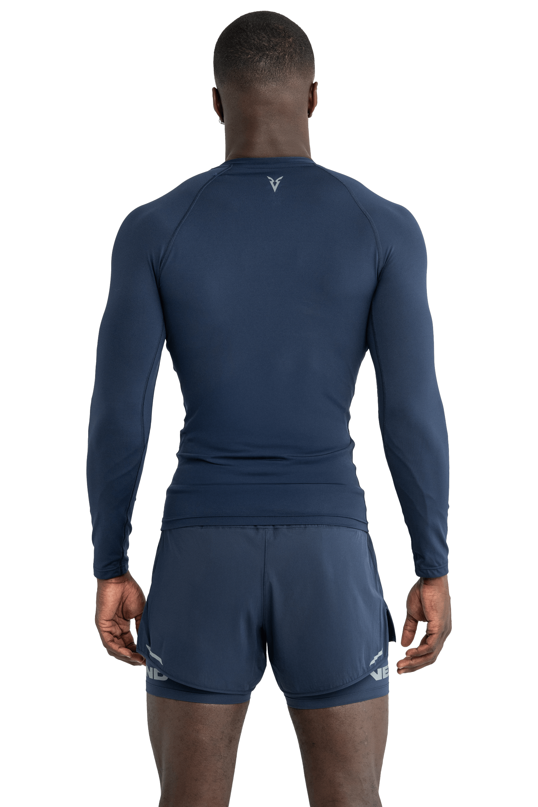 MUSCLE LONG SLEEVE T-SHIRT - NAVY
