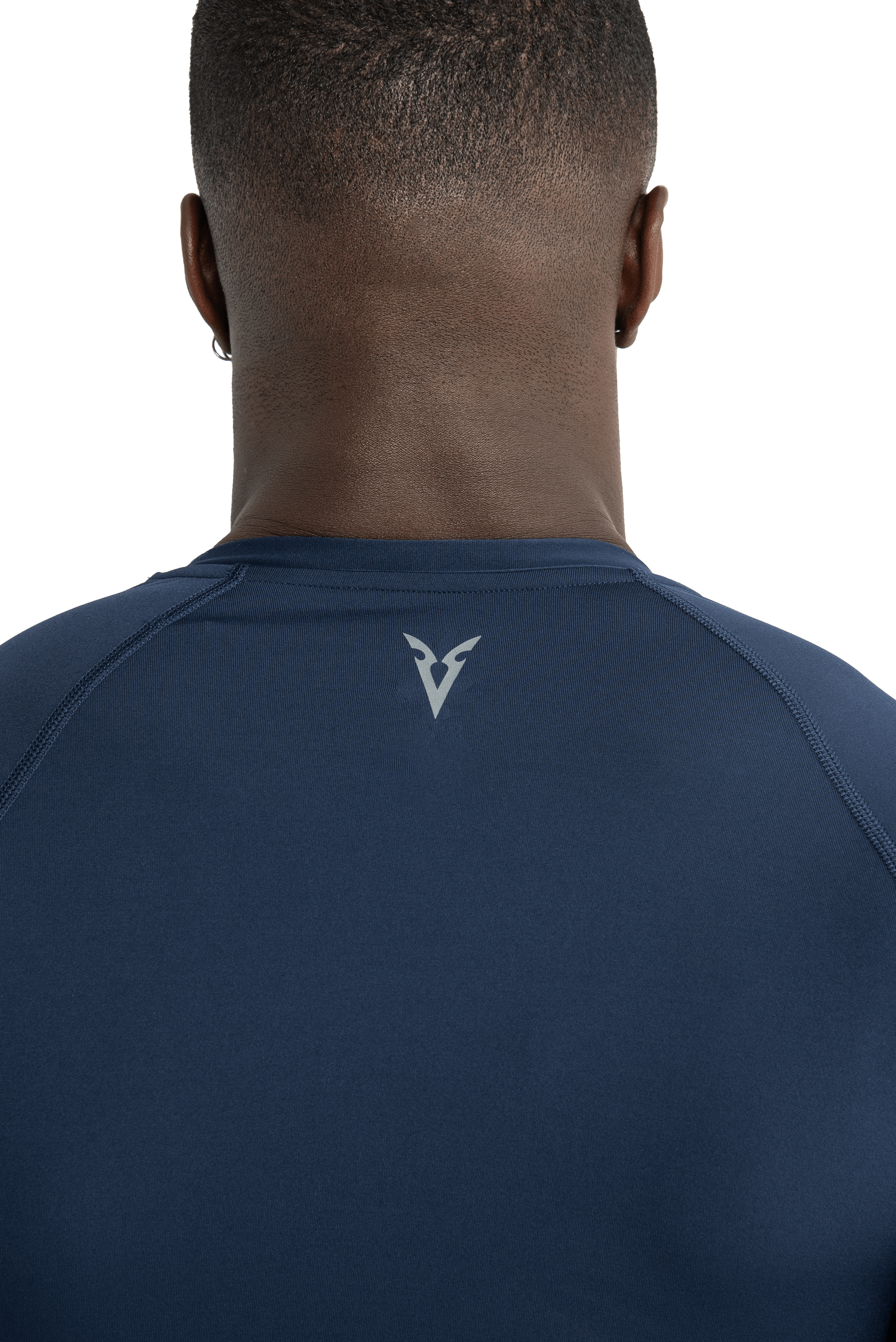 MUSCLE LONG SLEEVE T-SHIRT - NAVY
