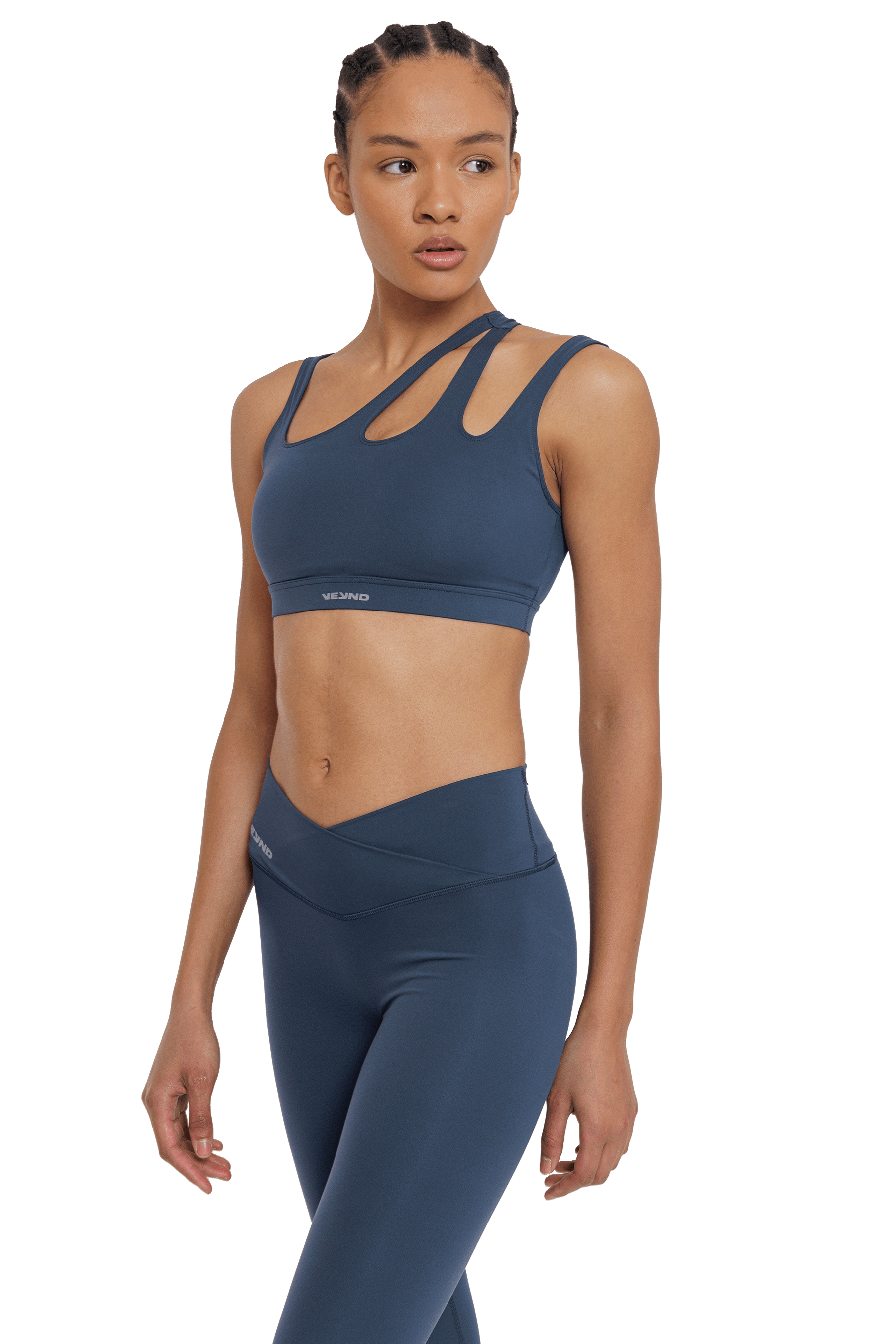 SPORTS BRA ASYMMETRIC - Navy